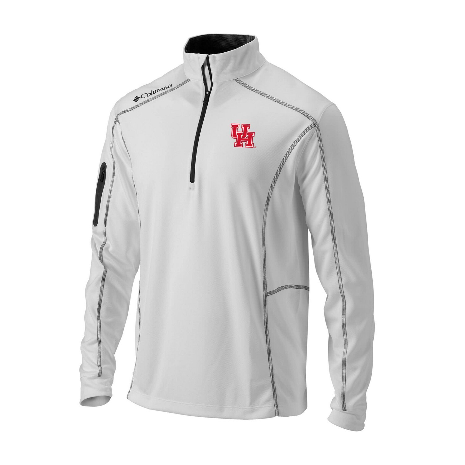 Columbia Houston Cougars Omni-Wick Shotgun Quarter-Zip Pullover