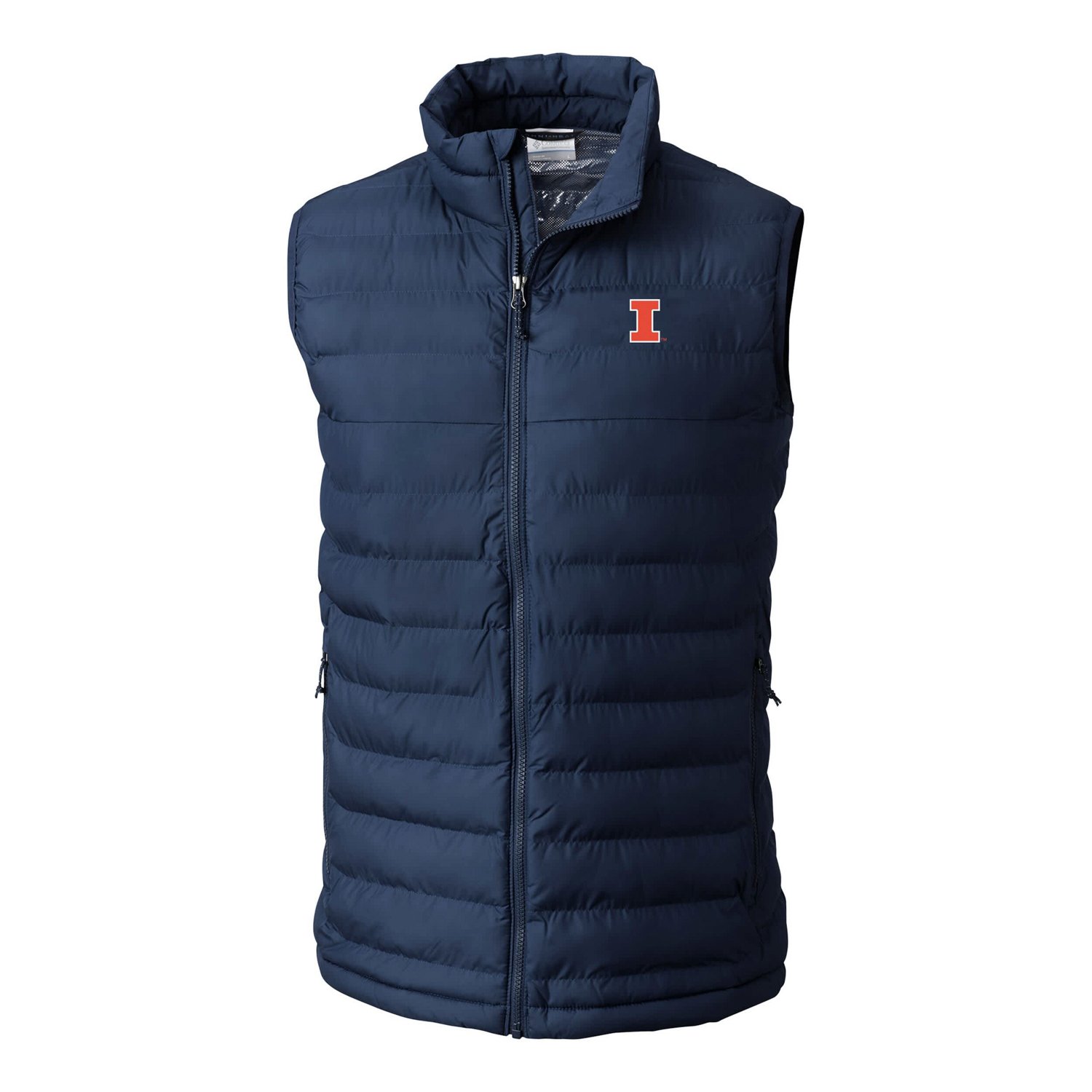 Columbia Illinois Fighting Illini Powder Lite Omni-Heat Full-Zip Vest