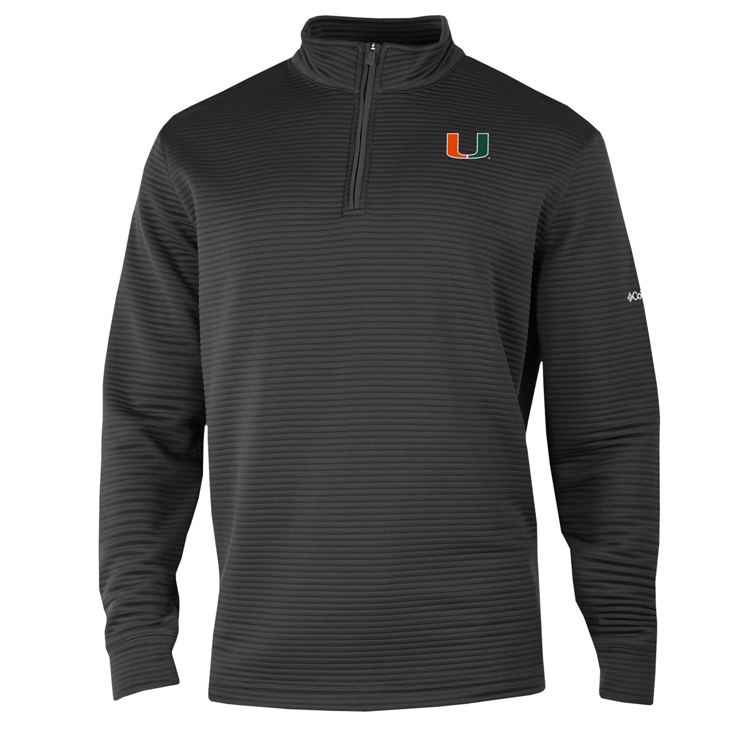 Columbia Miami Hurricanes Omni-Wick Pack It Up Quarter-Zip Top - view number 2