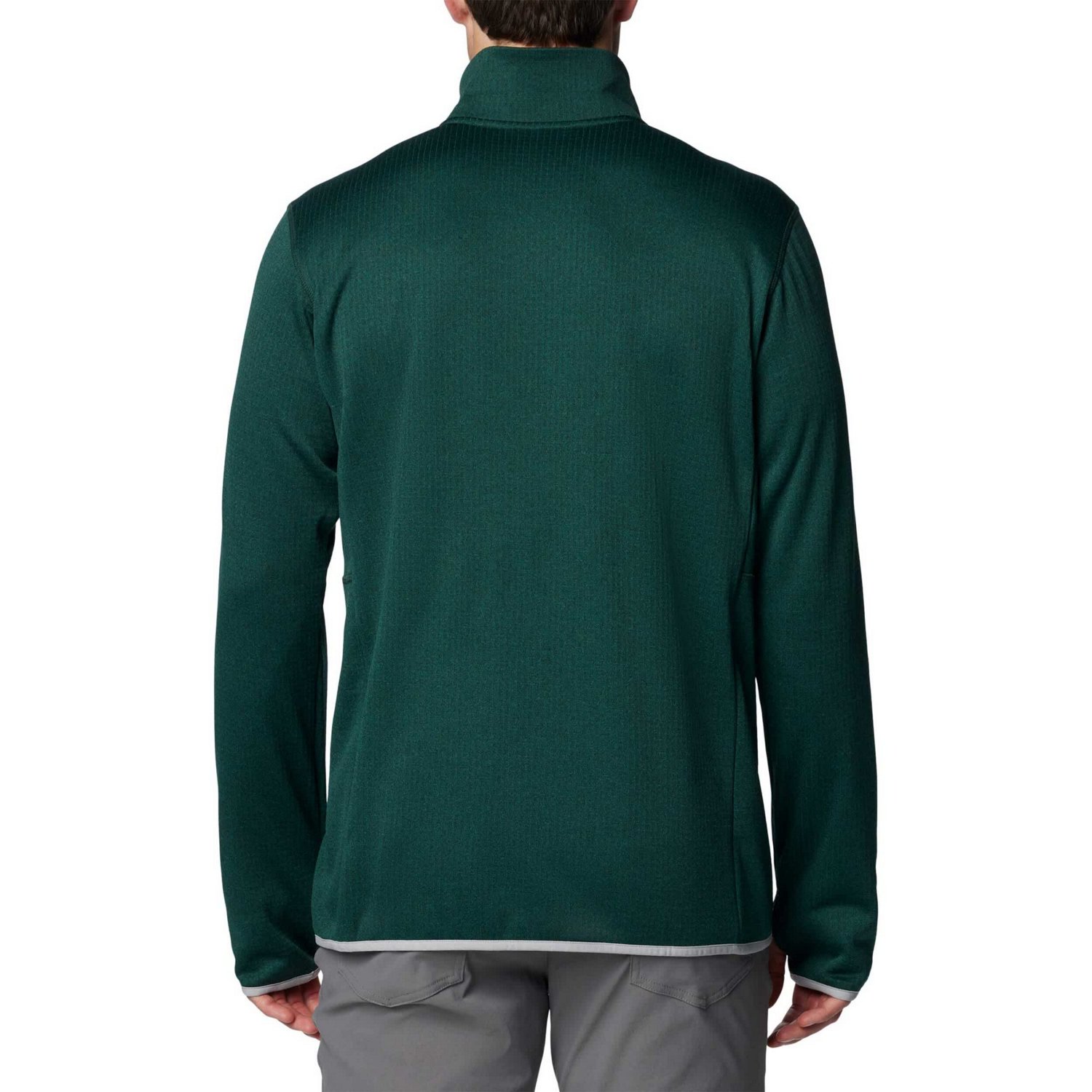 Columbia Michigan State Spartans Park View Grid Fleece Omni-Wick Half-Zip Jacket
