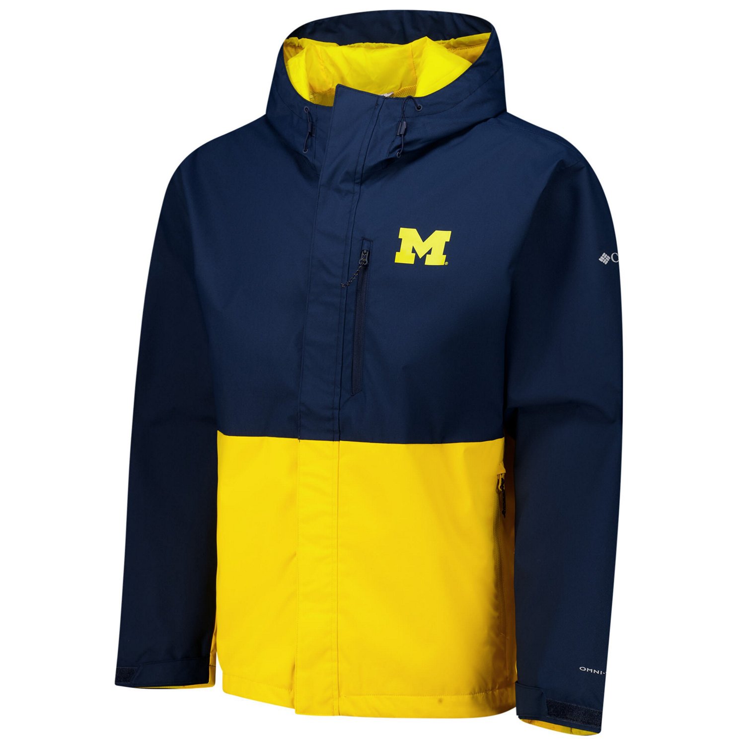 Columbia Michigan Wolverines Field Bound Omni-Tech Full-Zip Jacket