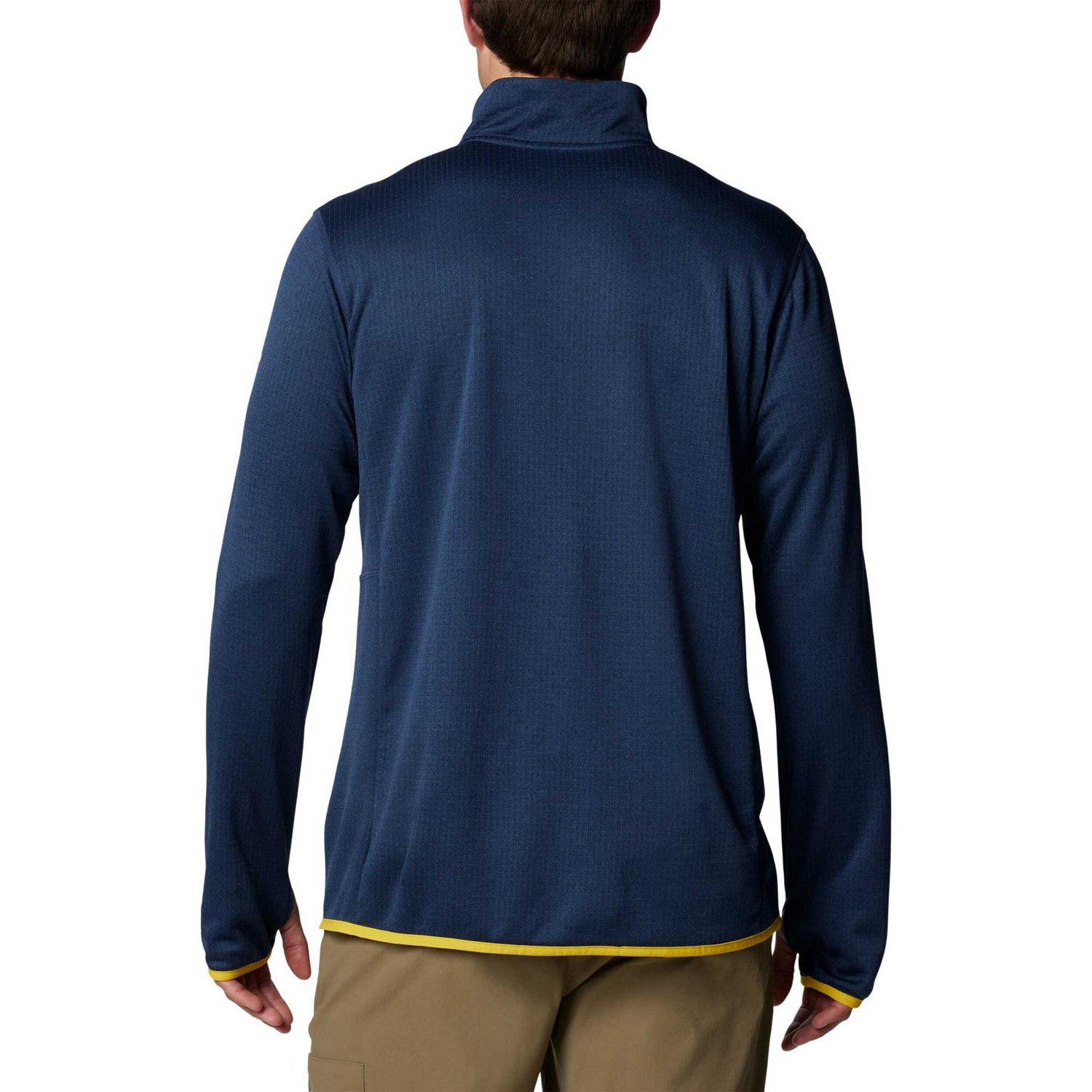 Columbia Michigan Wolverines Park View Grid Fleece Omni-Wick Half-Zip Jacket