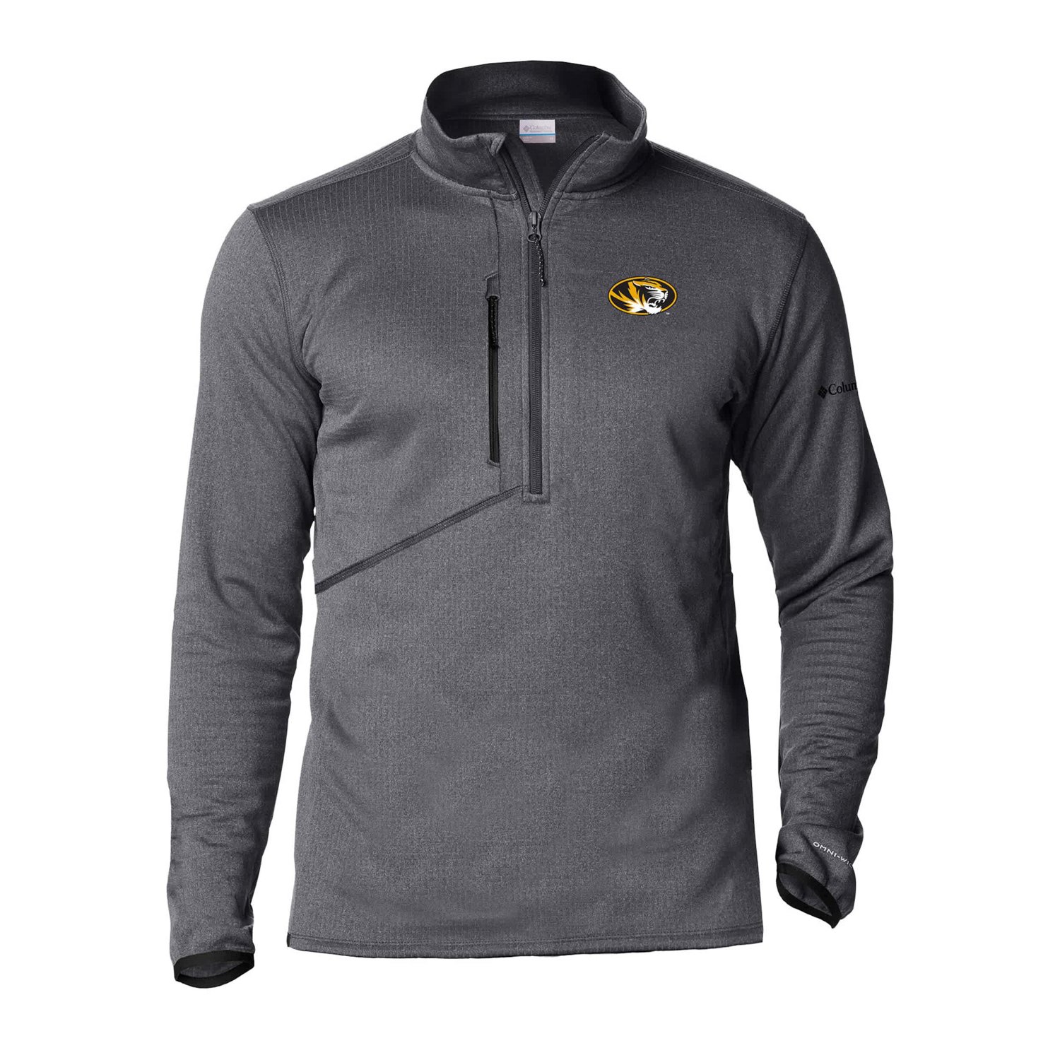 Columbia Missouri Tigers Park View Fleece Omni-Wick Half-Zip Pullover - view number 2