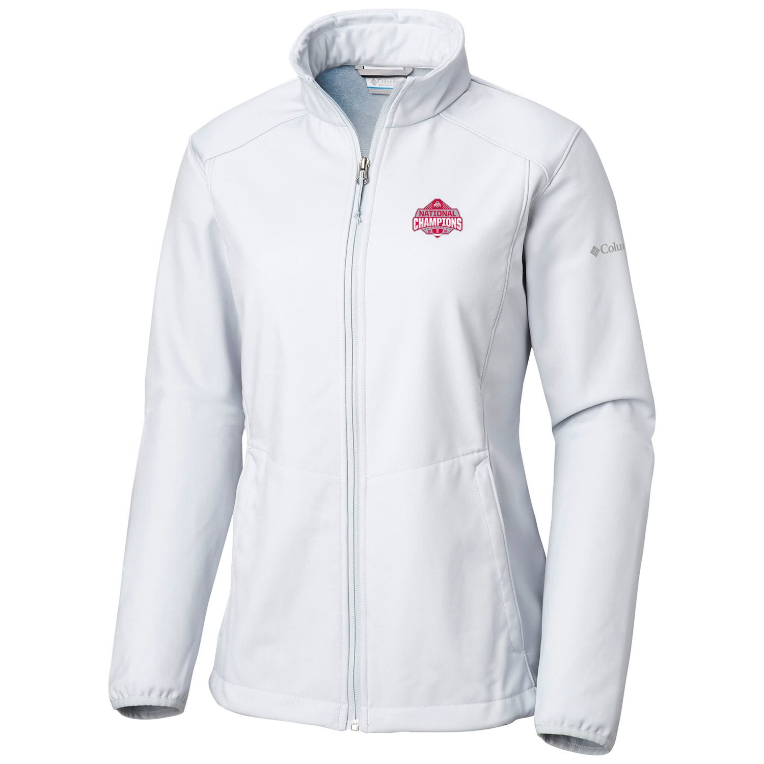 Columbia Ohio State Buckeyes College Football Playoff 2024 National Champions Kruser Ridge II Softshell Full-Zip Jacket          - view number 1