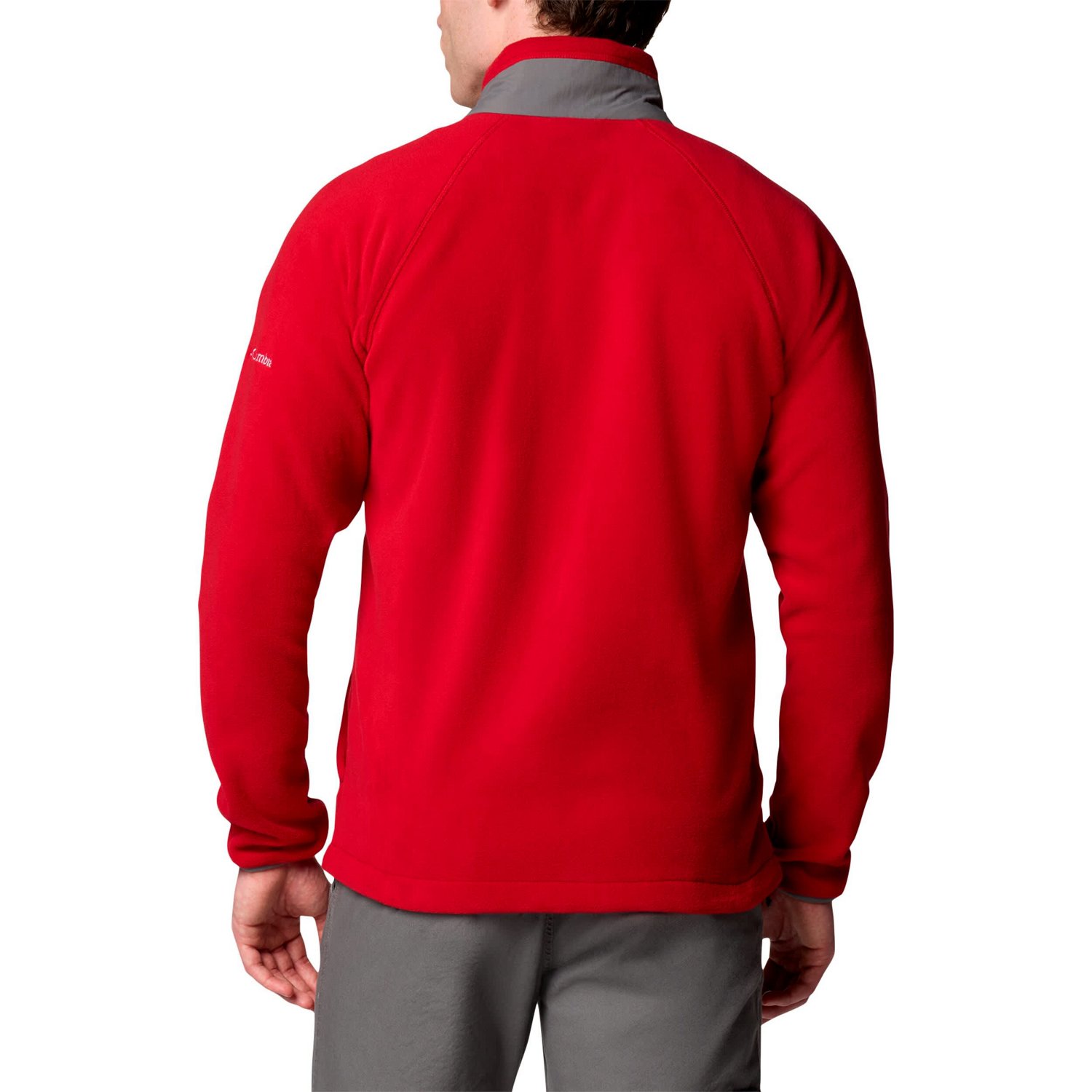 Columbia Oklahoma Sooners Big  Tall Flanker IV Fleece Raglan Full-Zip Jacket                                                     - view number 2