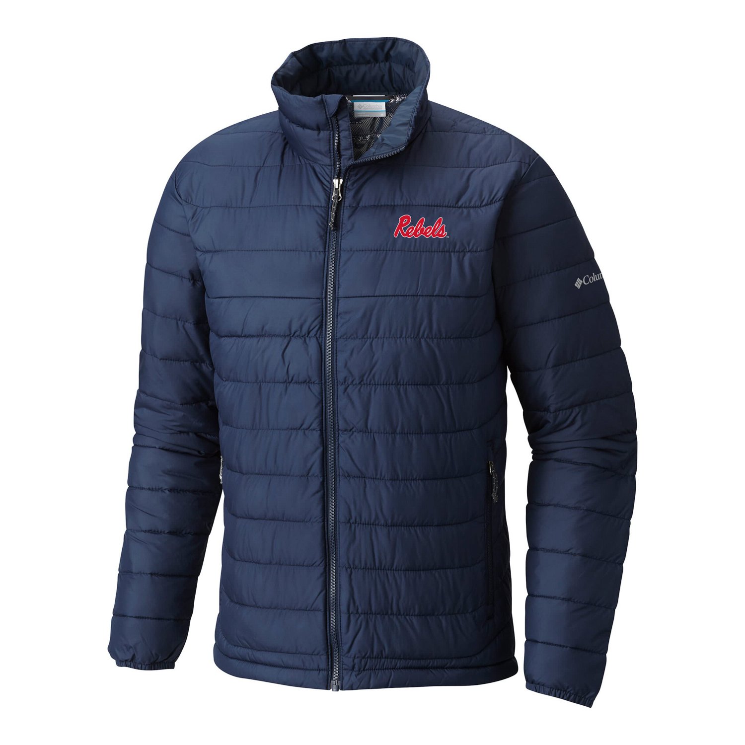 Columbia Ole Miss Rebels Powder Lite Omni-Heat Reflective Full-Zip Jacket