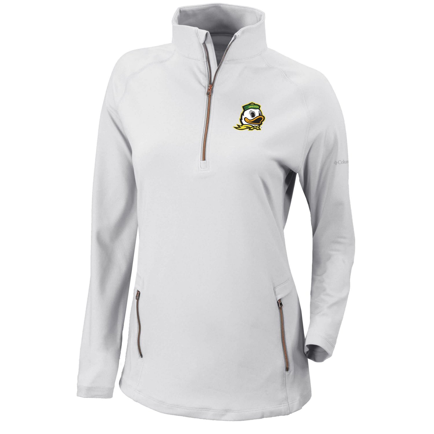 Columbia Oregon Ducks Outward Nine Omni-Wick Quarter-Zip Jacket