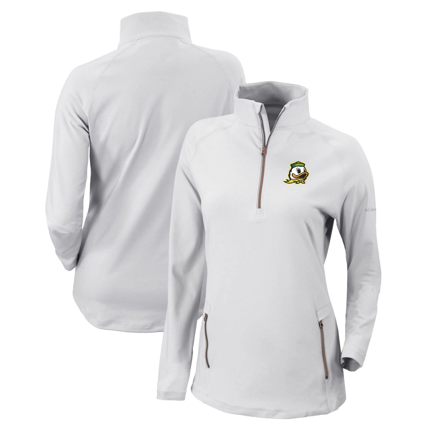 Columbia Oregon Ducks Outward Nine Omni-Wick Quarter-Zip Jacket