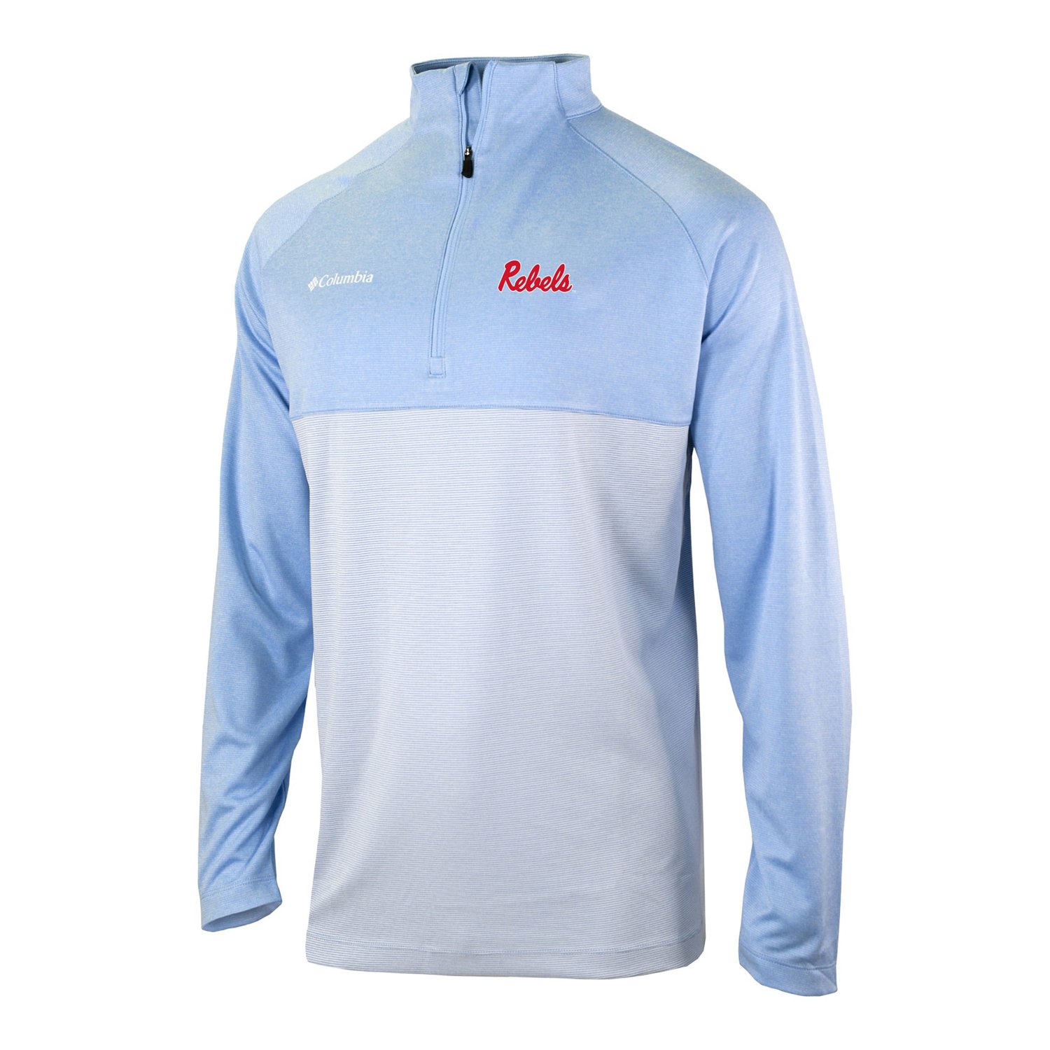 Columbia Powder Ole Miss Rebels Omni-Wick Raglan Rockin' It Quarter-Zip Top - view number 2