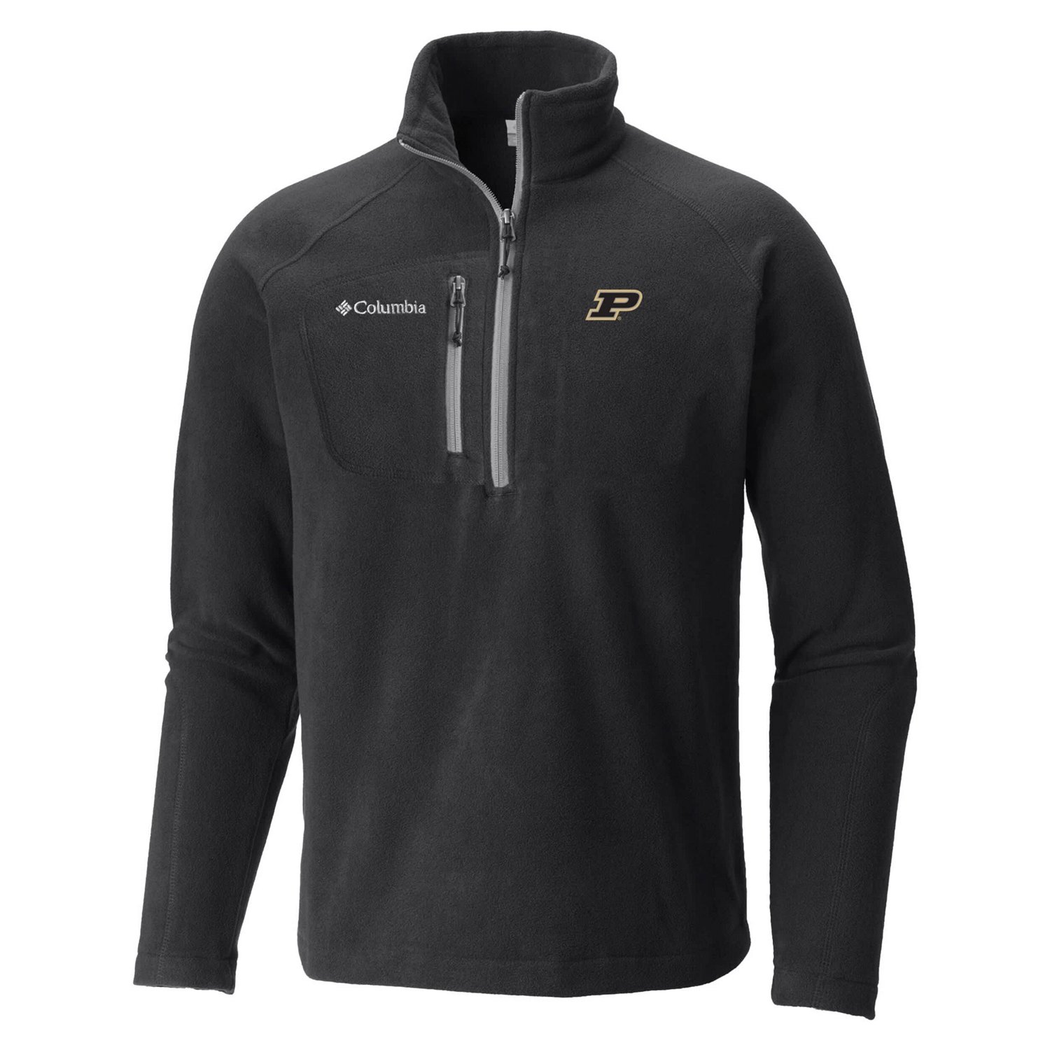 Columbia Purdue Boilermakers Fast Trek III Half-Zip Fleece Jacket