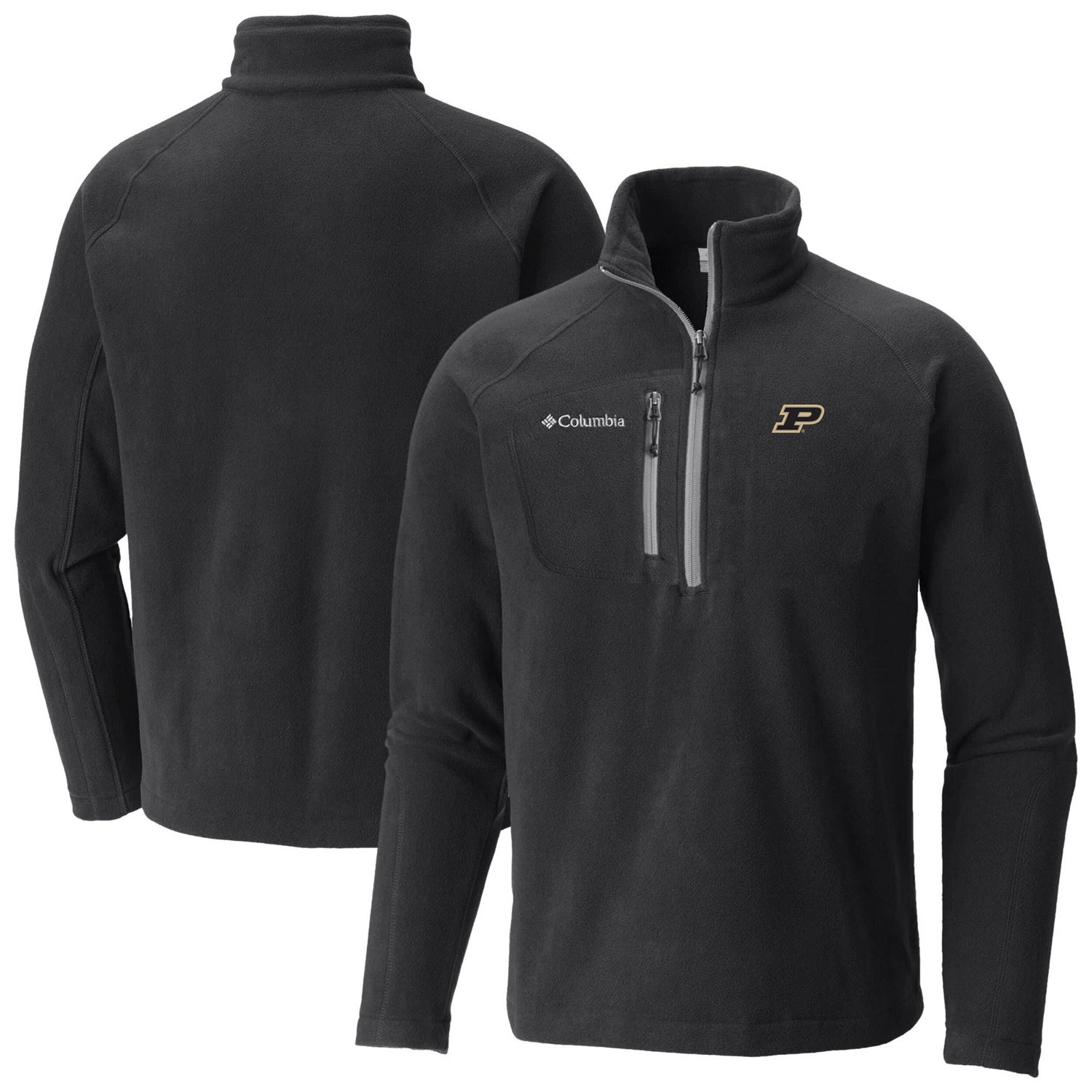 Columbia Purdue Boilermakers Fast Trek III Half-Zip Fleece Jacket