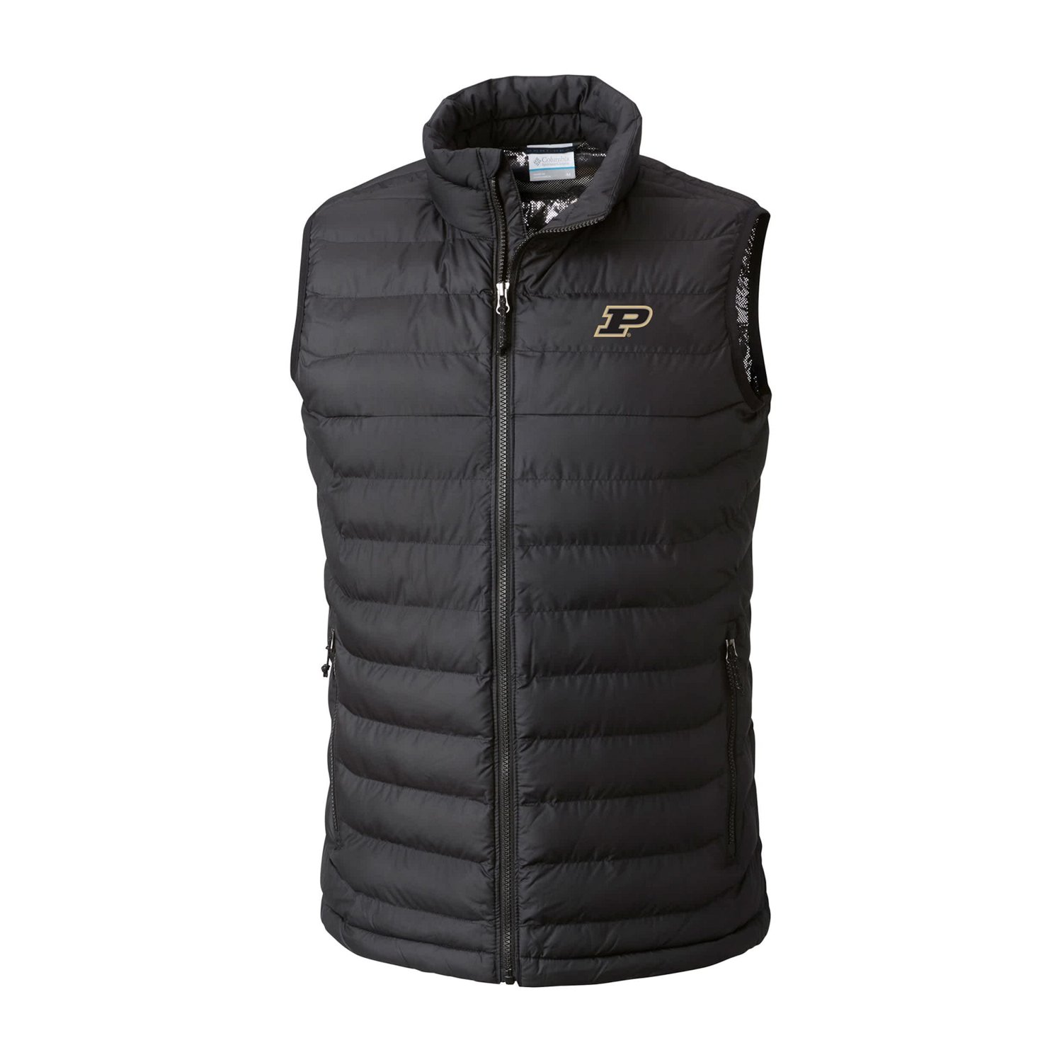 Columbia Purdue Boilermakers Powder Lite Omni-Heat Full-Zip Vest