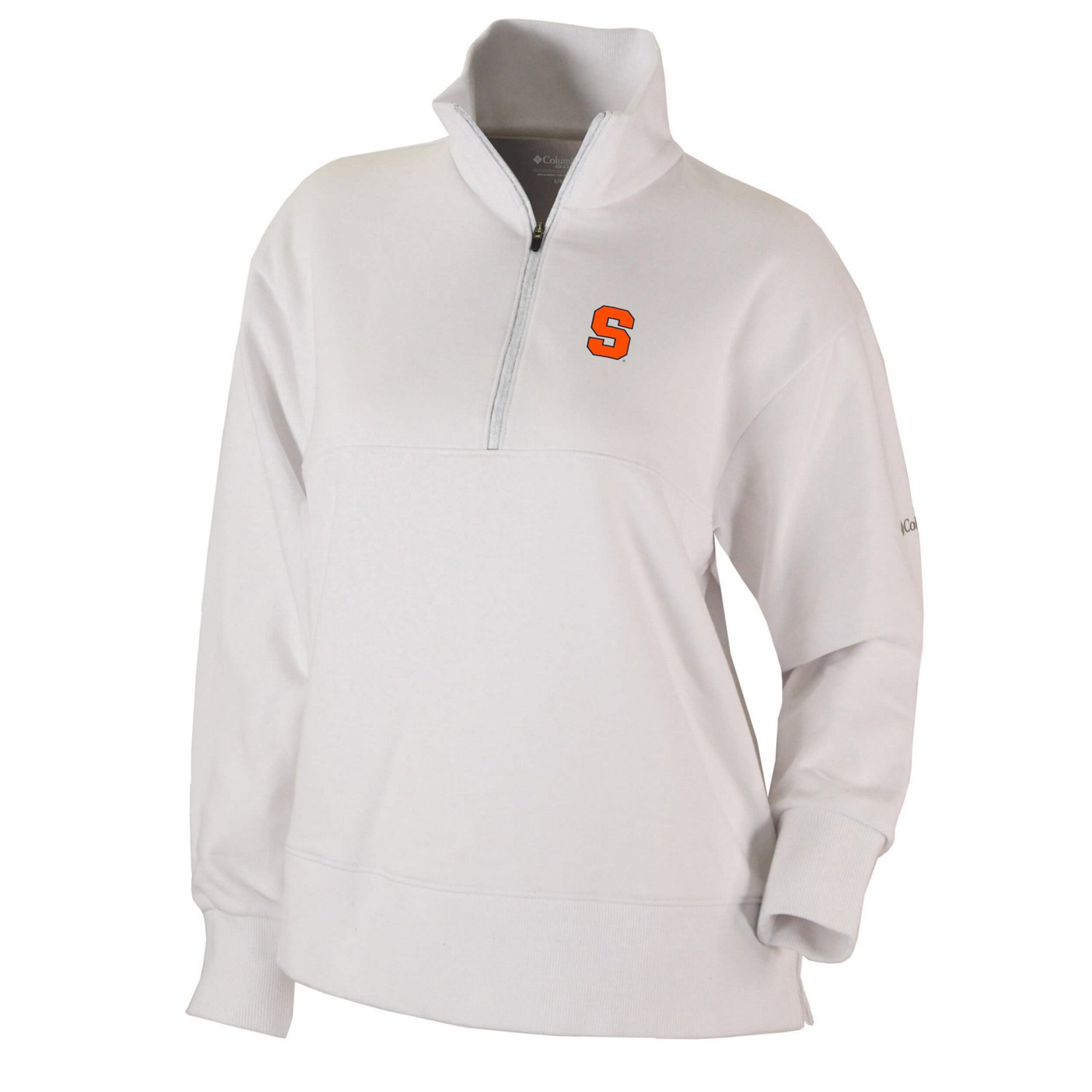 Columbia Syracuse Orange Birchwood Hills Omni-Wick Quarter-Zip Sweatshirt                                                        - view number 2