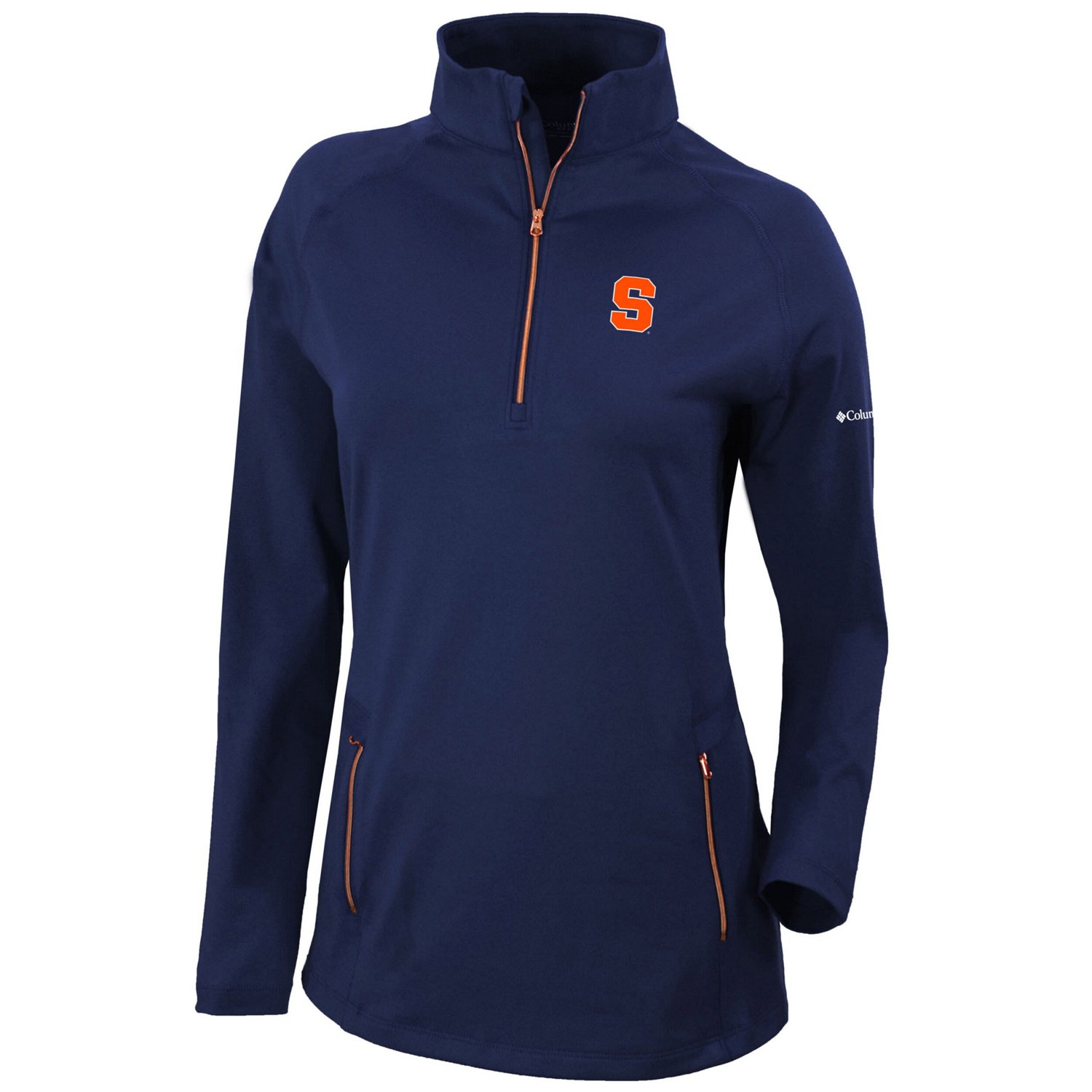 Columbia Syracuse Orange Outward Nine Omni-Wick Quarter-Zip Jacket                                                               - view number 2