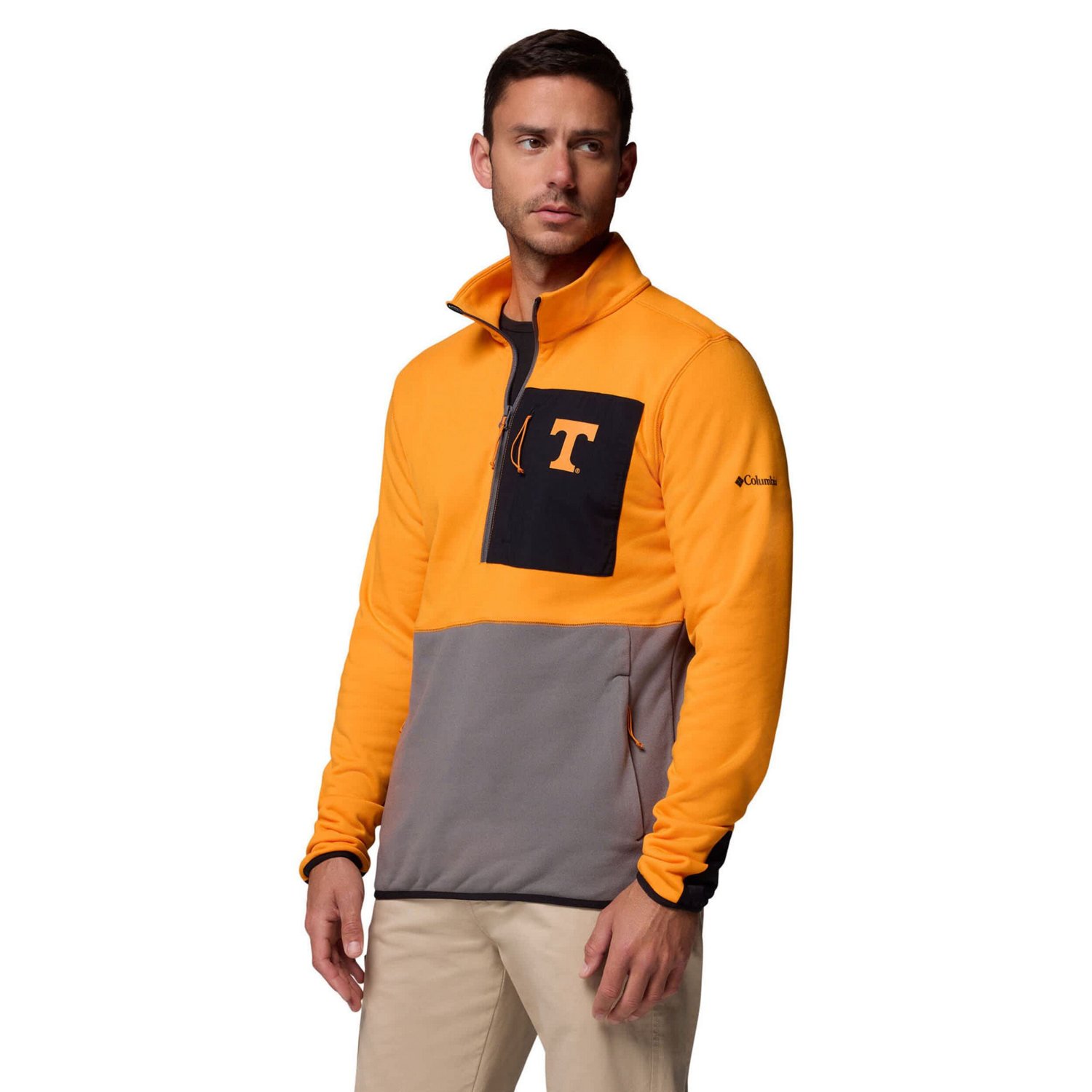Columbia Tennessee Gray Tennessee Volunteers Hike Omni-Wick Half-Zip Pullover - view number 3