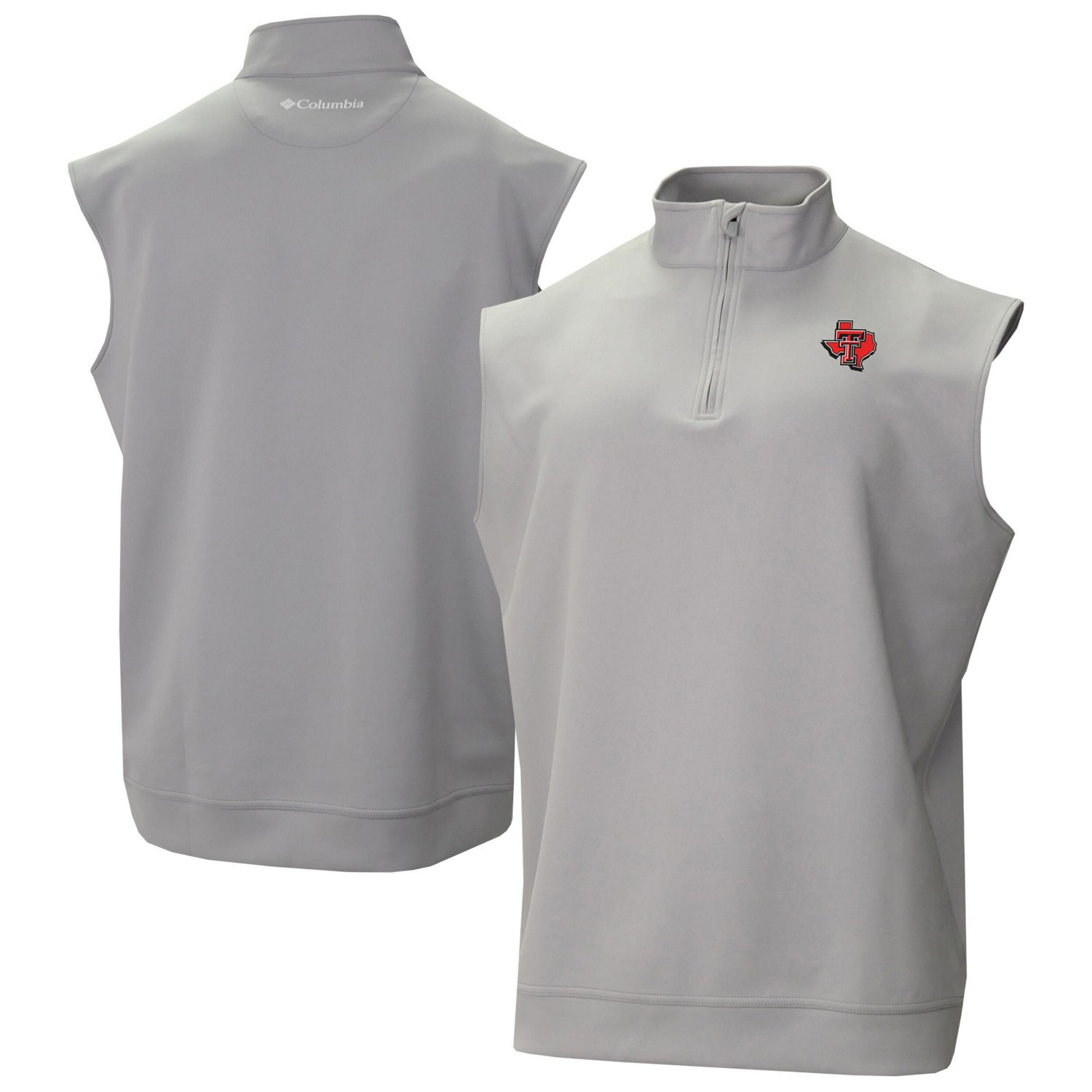 Columbia Texas Tech Raiders Omni-Wick Wickhams Hills Quarter-Zip Vest
