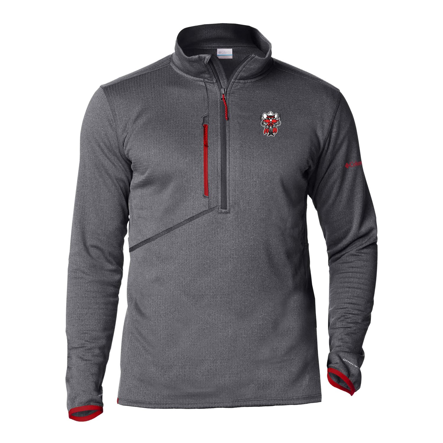 Columbia Texas Tech Raiders Park View Fleece Omni-Wick Half-Zip Pullover