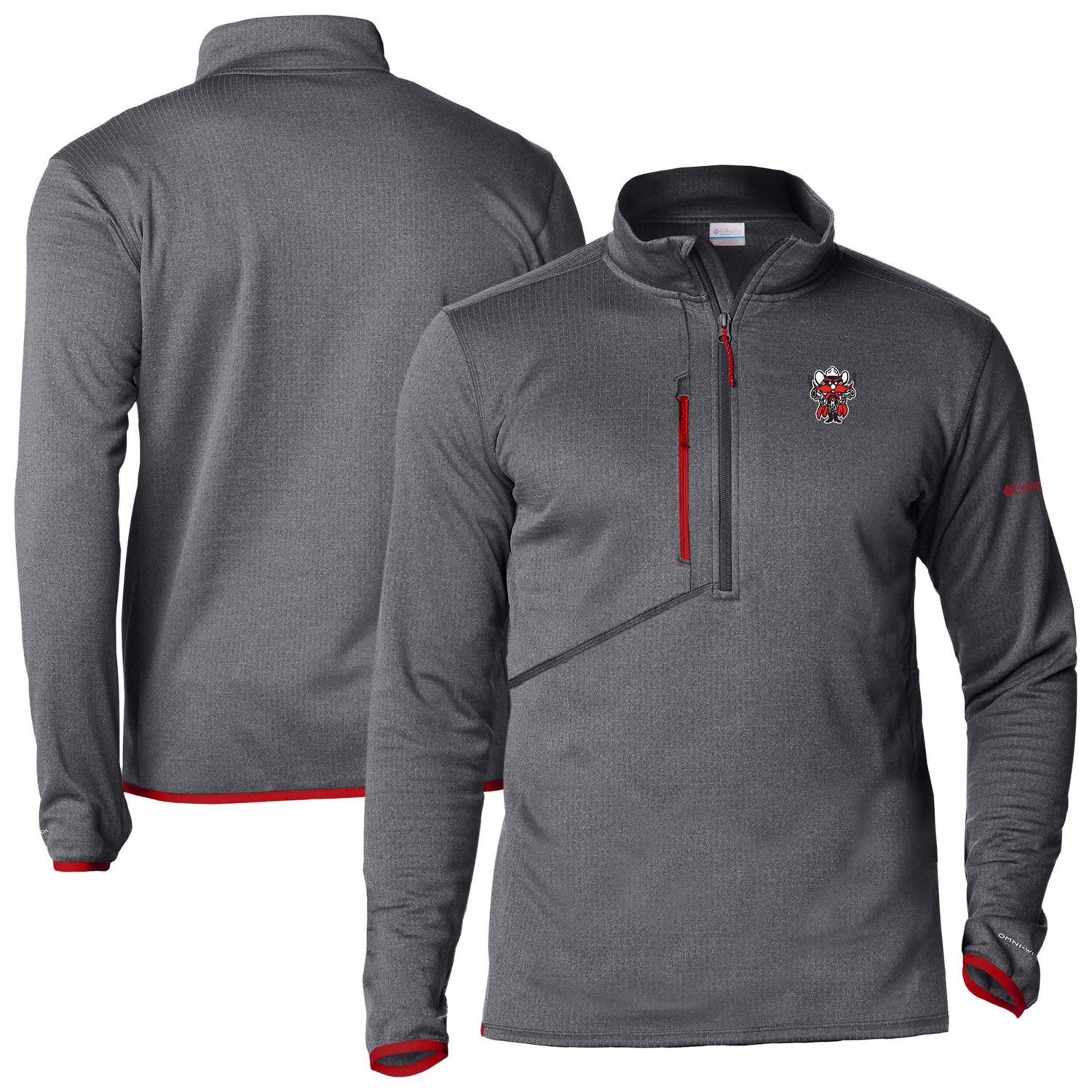 Columbia Texas Tech Raiders Park View Fleece Omni-Wick Half-Zip Pullover