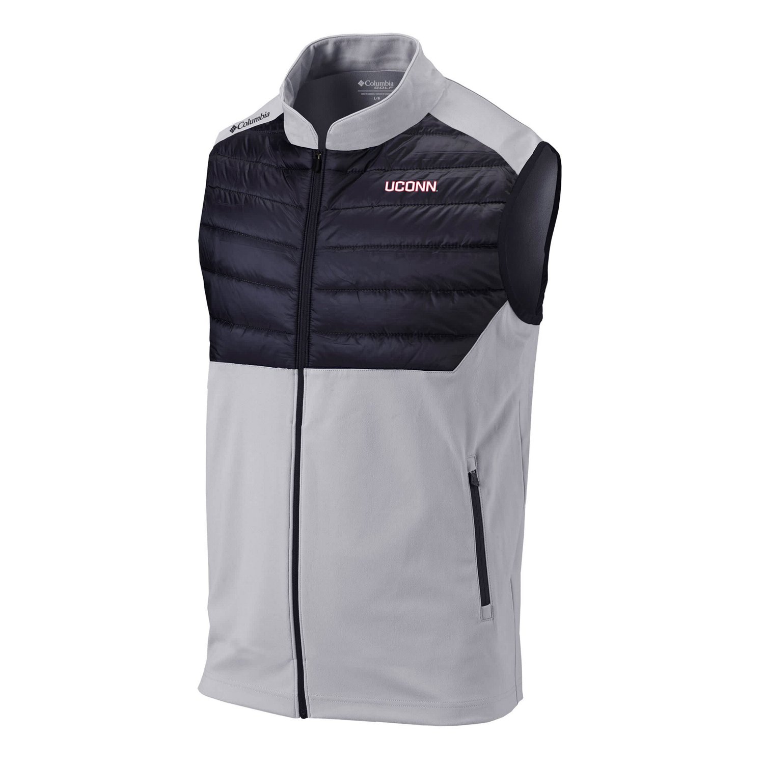 Columbia UConn Huskies Omni-Wick In The Element Full-Zip Vest