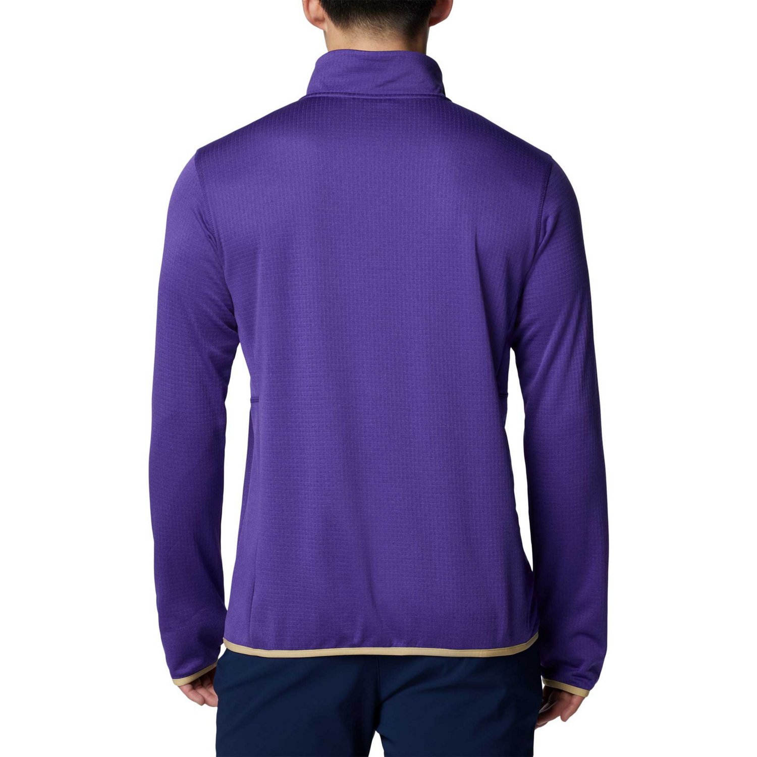 Columbia Washington Huskies Park View Grid Fleece Omni-Wick Half-Zip Jacket                                                      - view number 2