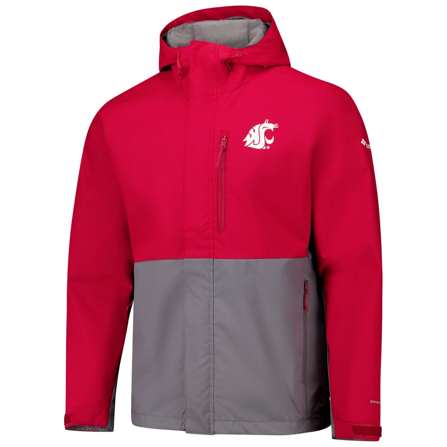 Columbia Washington State Cougars Field Bound Omni-Tech Full-Zip Jacket                                                          - view number 2