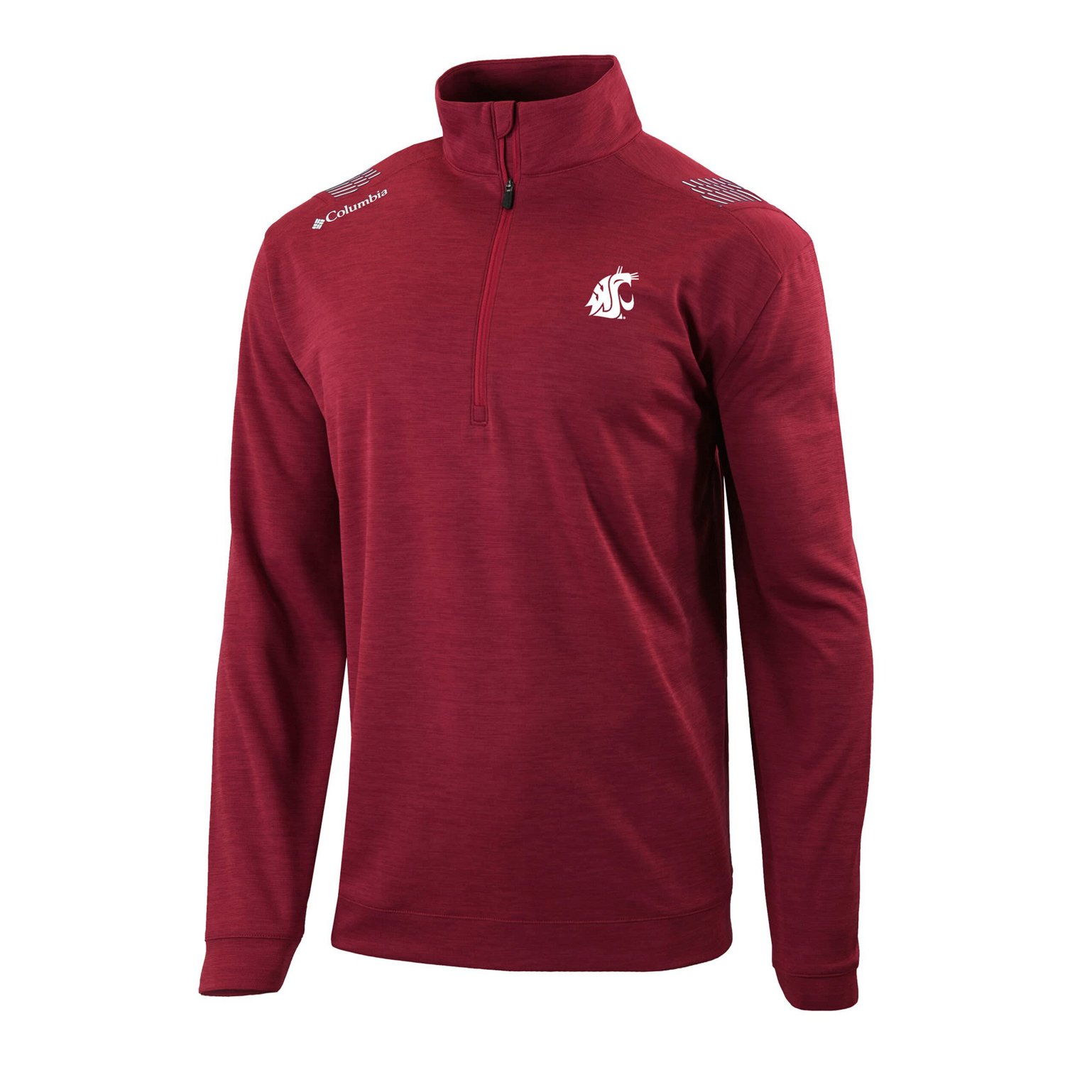 Columbia Washington State Cougars Oakland Downs Quarter-Zip Top                                                                  - view number 2