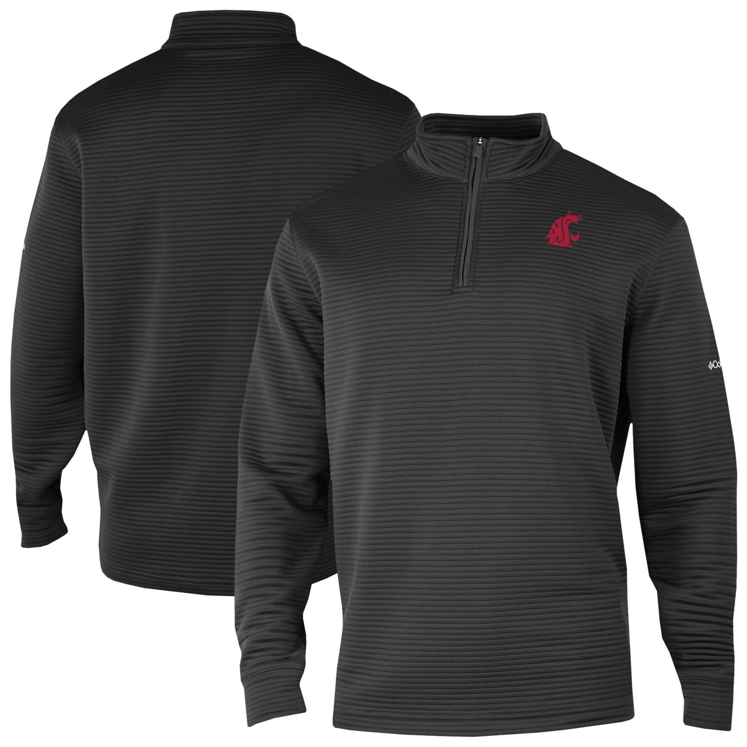 Columbia Washington State Cougars Omni-Wick Pack It Up Quarter-Zip Top                                                           - view number 1