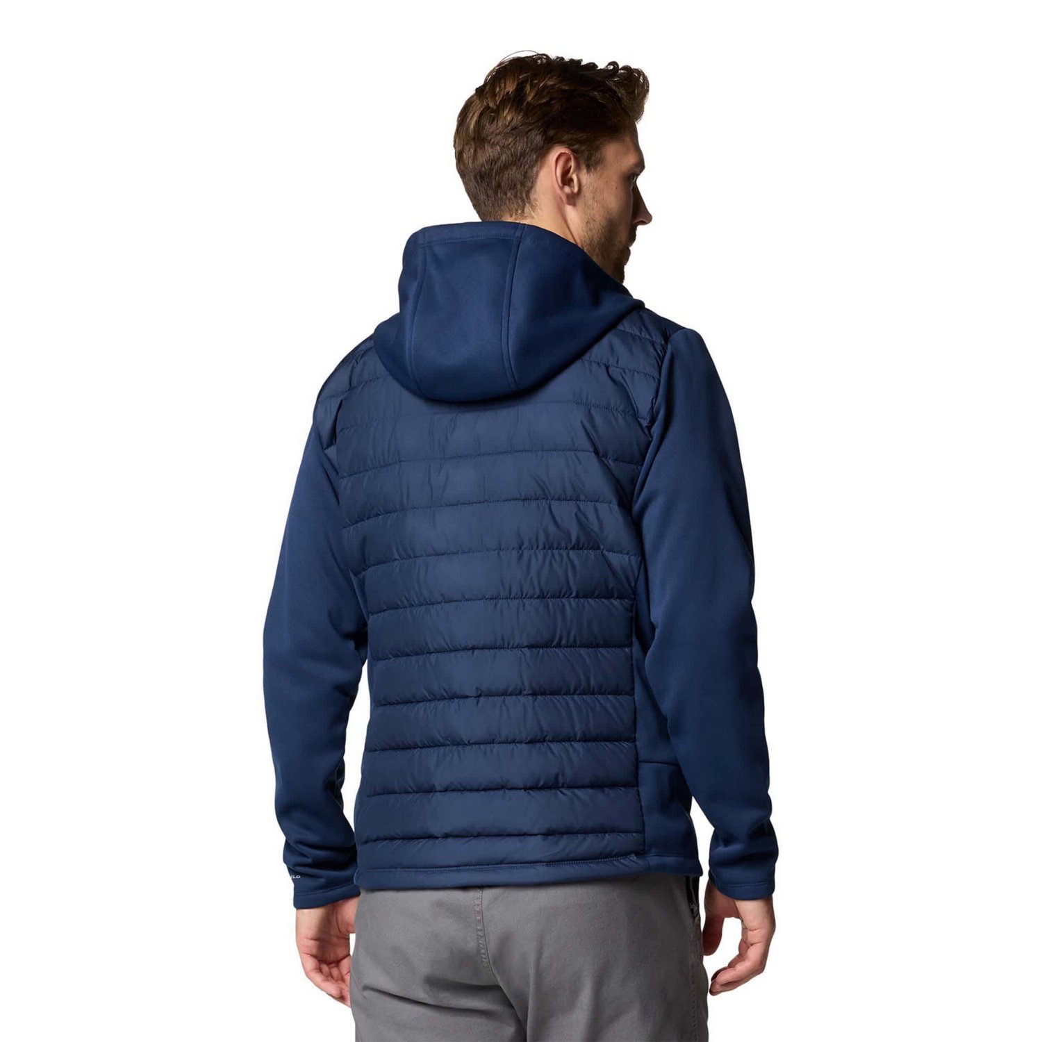 Columbia West Virginia Mountaineers Out-Shield Hybrid Full-Zip Hoodie Jacket