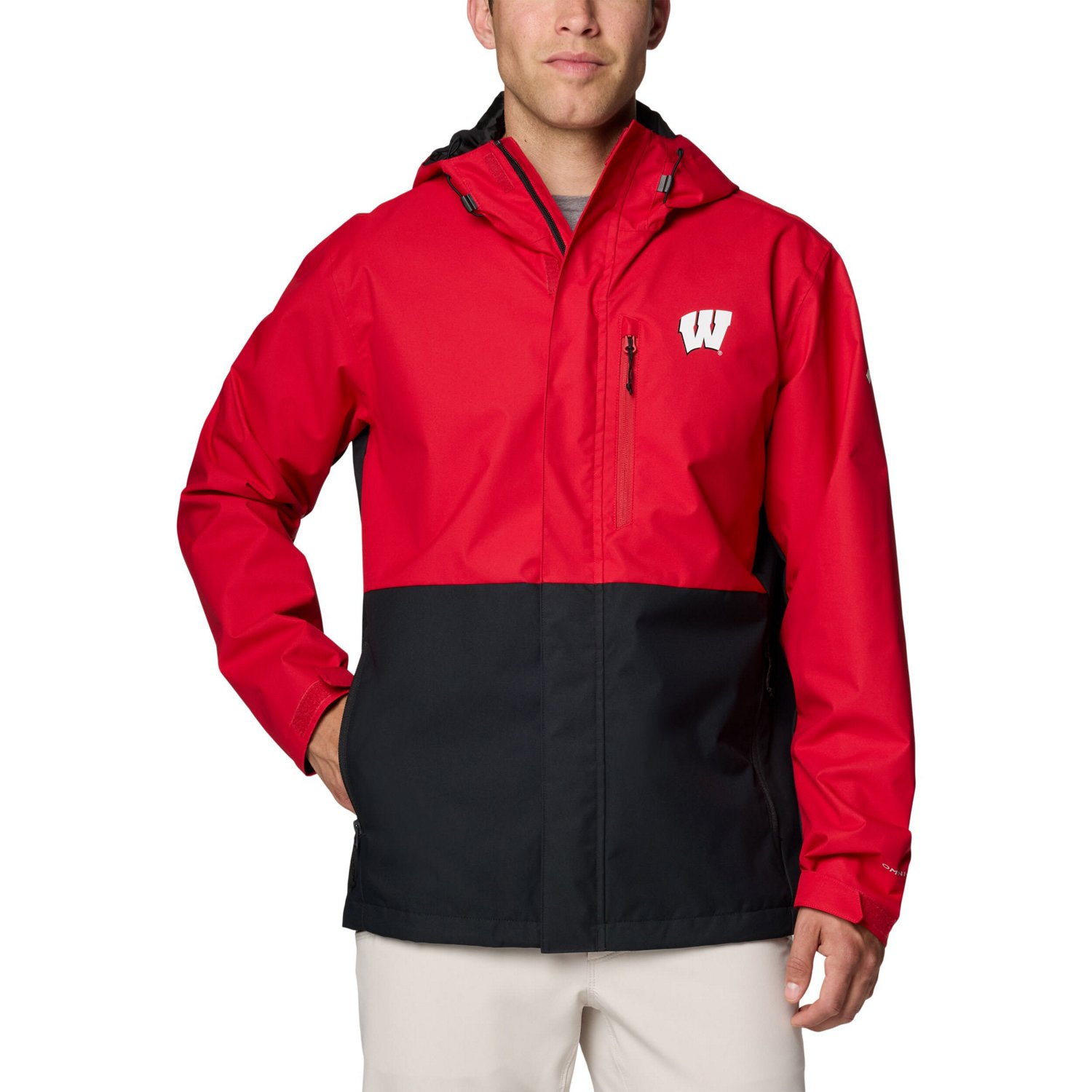 Columbia Wisconsin Badgers Field Bound Omni-Tech Full-Zip Jacket