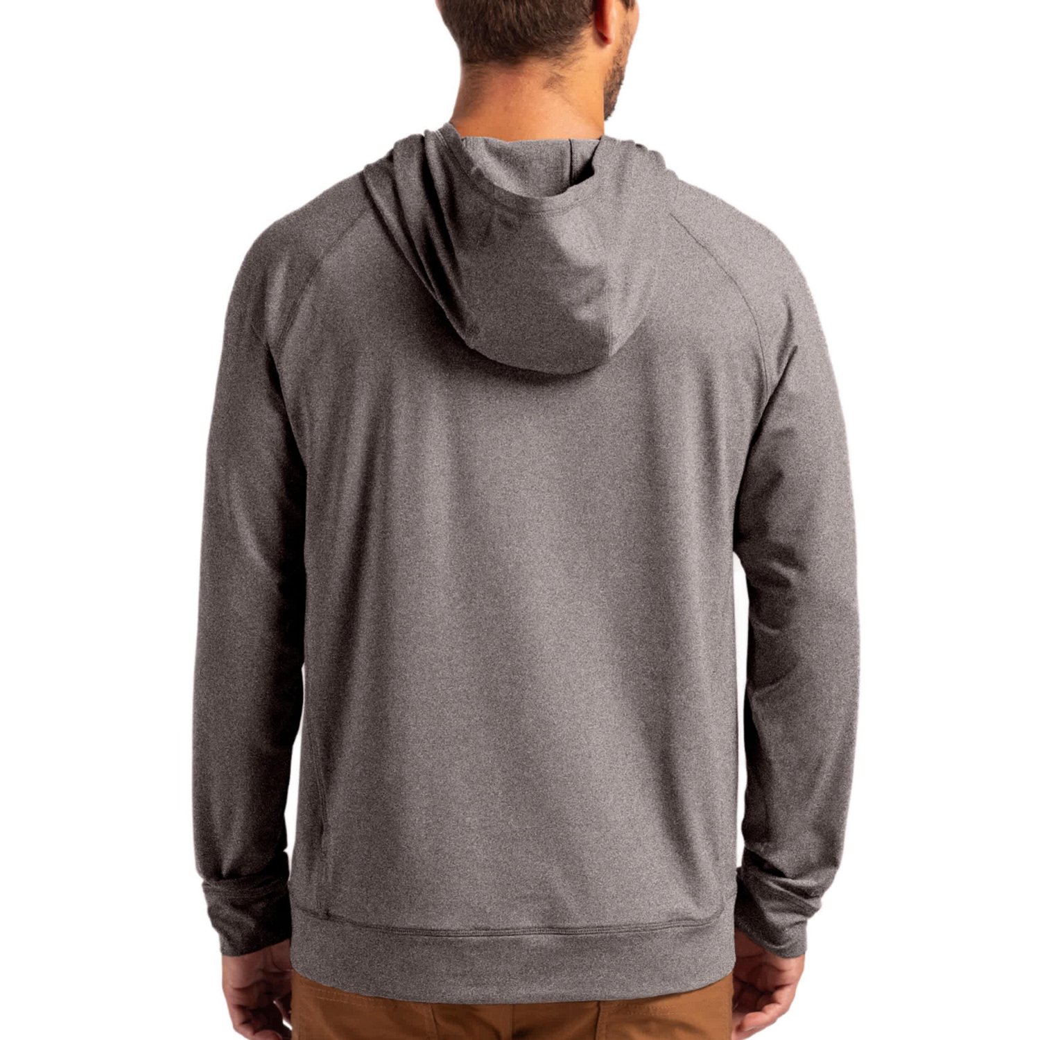 Cutter  Buck Alabama Crimson Tide Primary Logo Adapt Knit Raglan Pullover Hoodie - view number 2