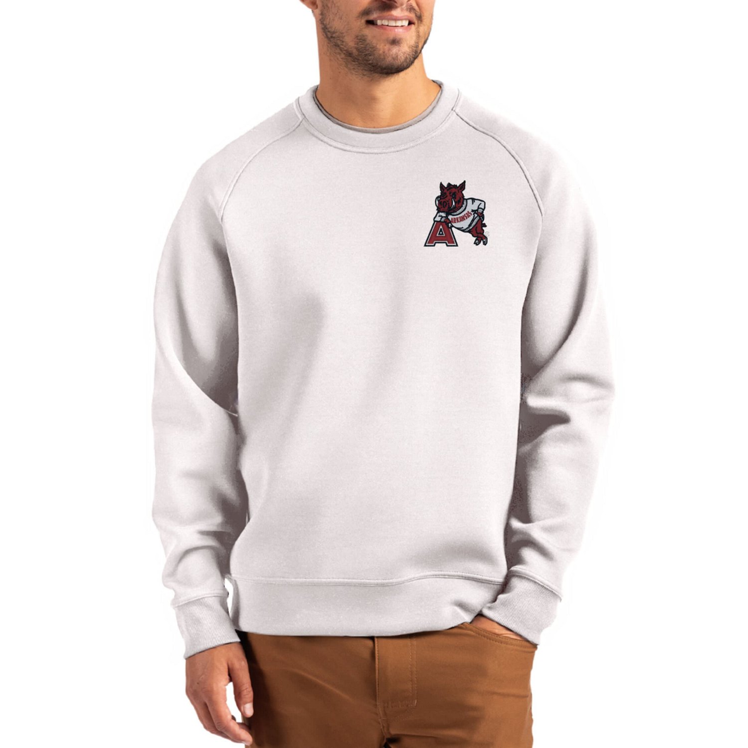 Cutter  Buck Arkansas Razorbacks Roam Recycled Pullover