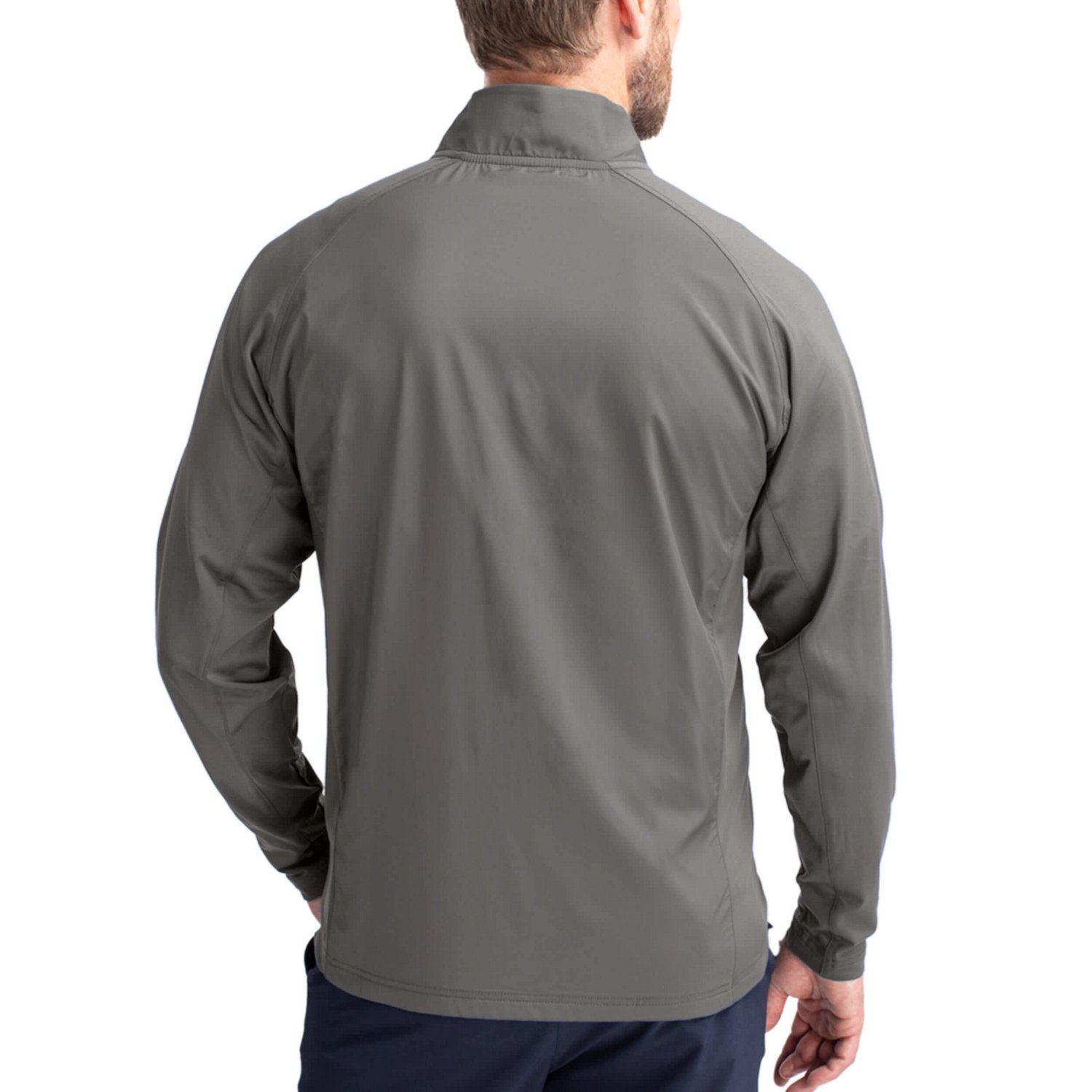 Cutter  Buck Arkansas Razorbacks Vault Logo Adapt Eco Knit Raglan Full-Zip Jacket - view number 2