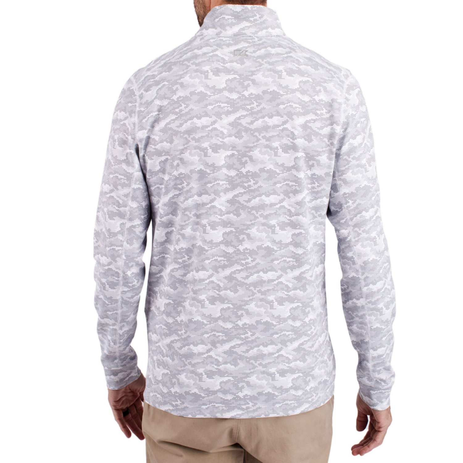 Cutter  Buck LSU Tigers Traverse Stretch Eco Camo DryTec Tri-Blend Quarter-Zip Pullover - view number 2