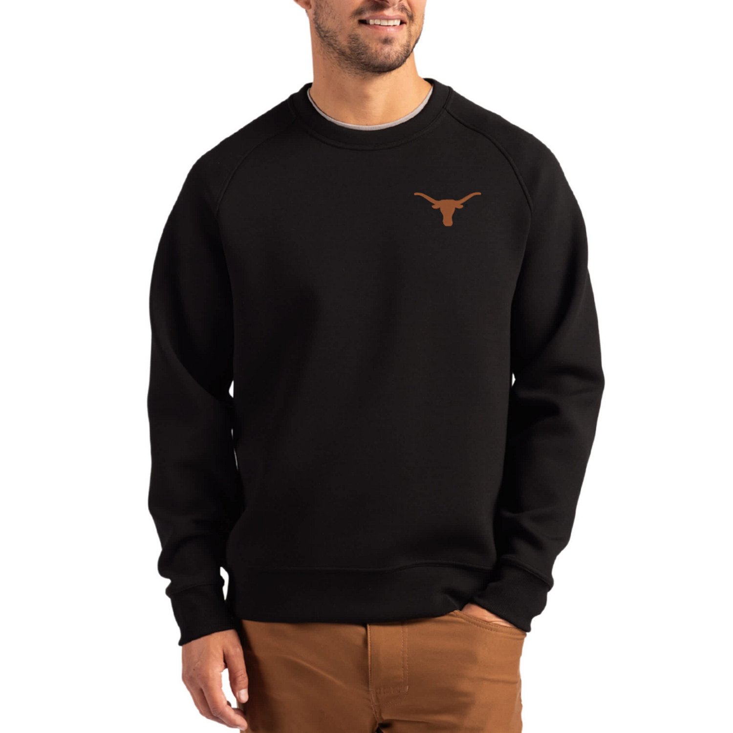 Cutter  Buck Texas Longhorns Roam Recycled Pullover