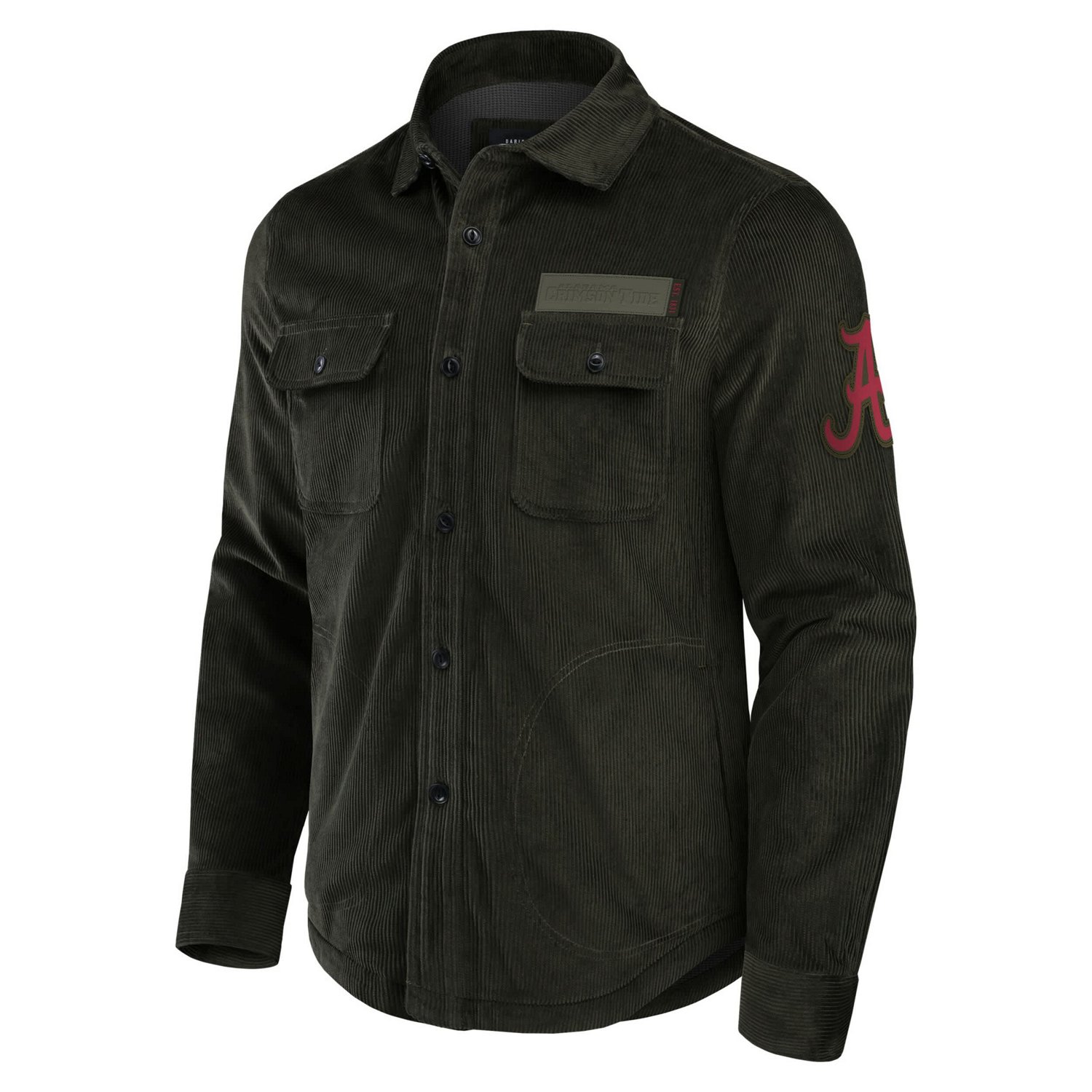 Darius Rucker Collection by Fanatics Alabama Crimson Tide Corduroy Full-Button Shacket                                           - view number 2