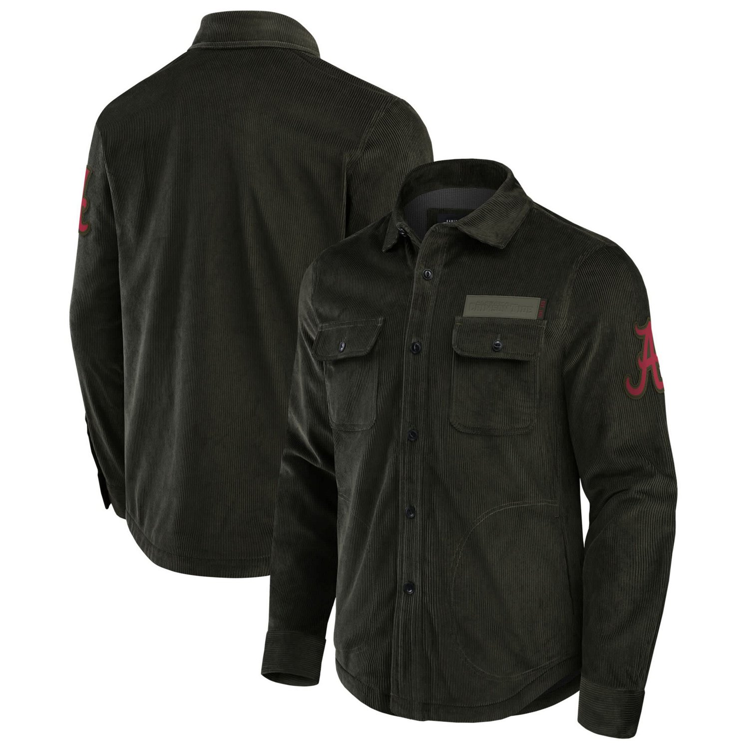 Darius Rucker Collection by Fanatics Alabama Crimson Tide Corduroy Full-Button Shacket                                           - view number 1