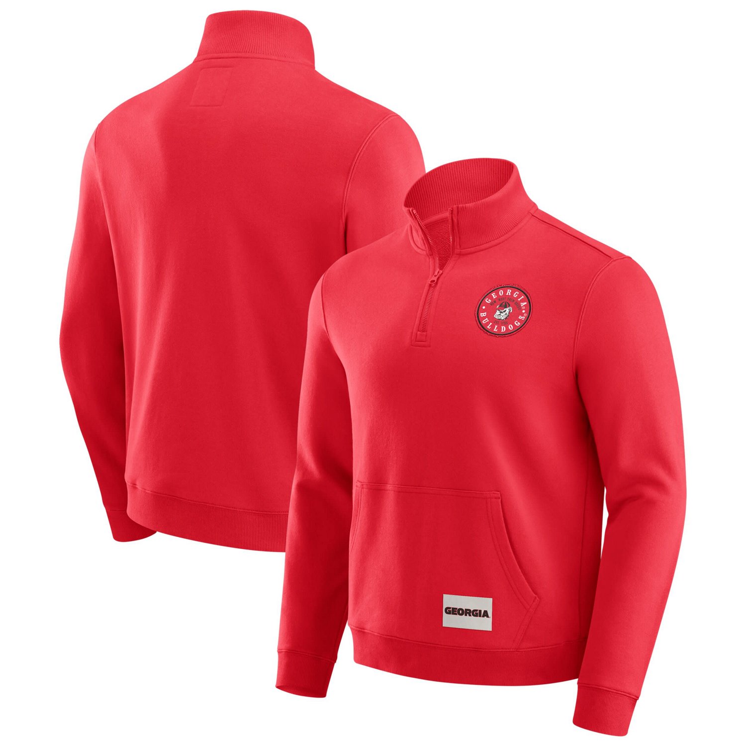 Darius Rucker Collection by Fanatics Georgia Bulldogs Quarter-Zip Pullover