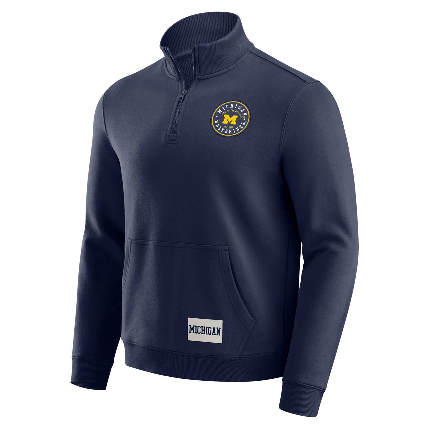 Darius Rucker Collection by Fanatics Michigan Wolverines Quarter-Zip Pullover - view number 2