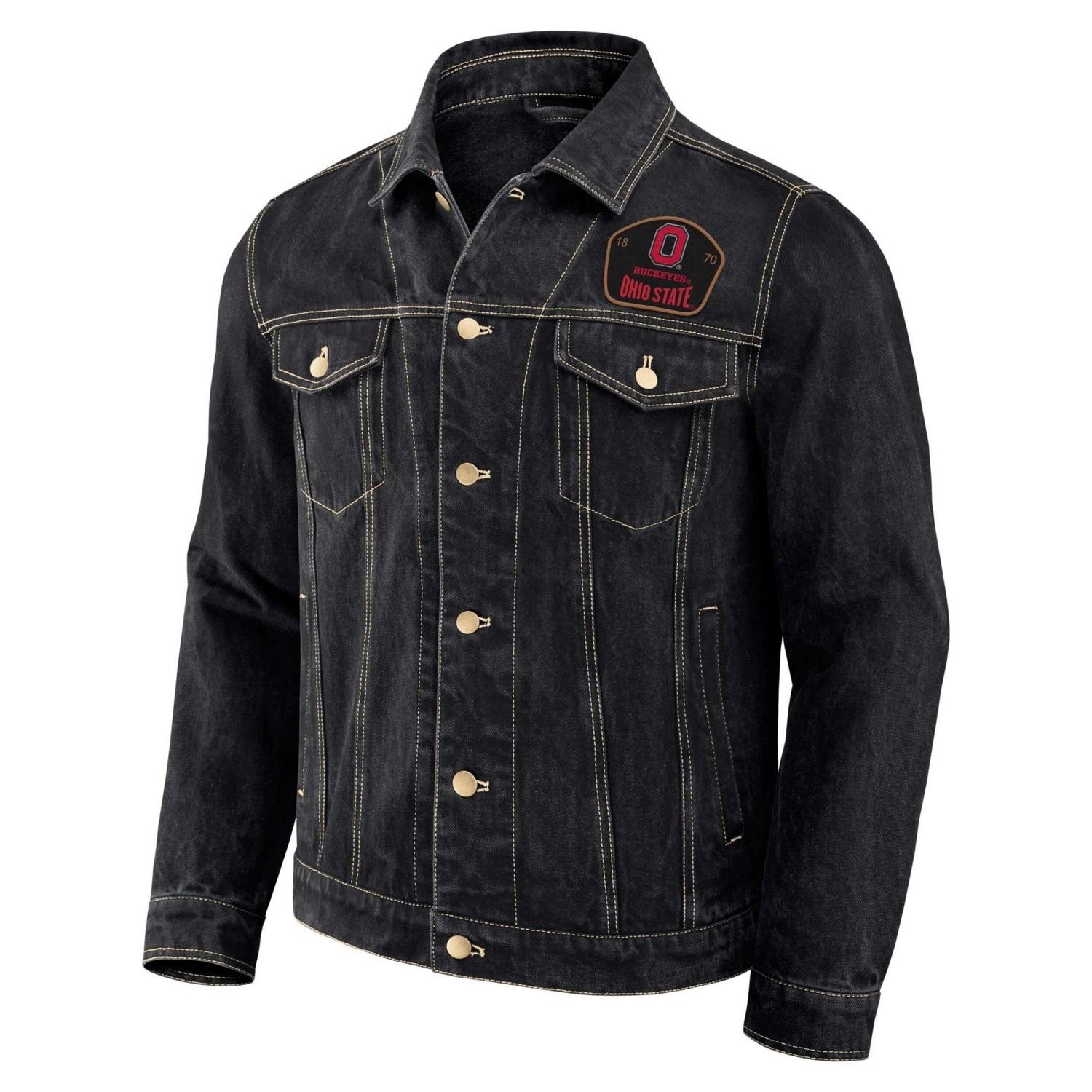 Darius Rucker Collection by Fanatics Ohio State Buckeyes Button-Up Denim Jacket