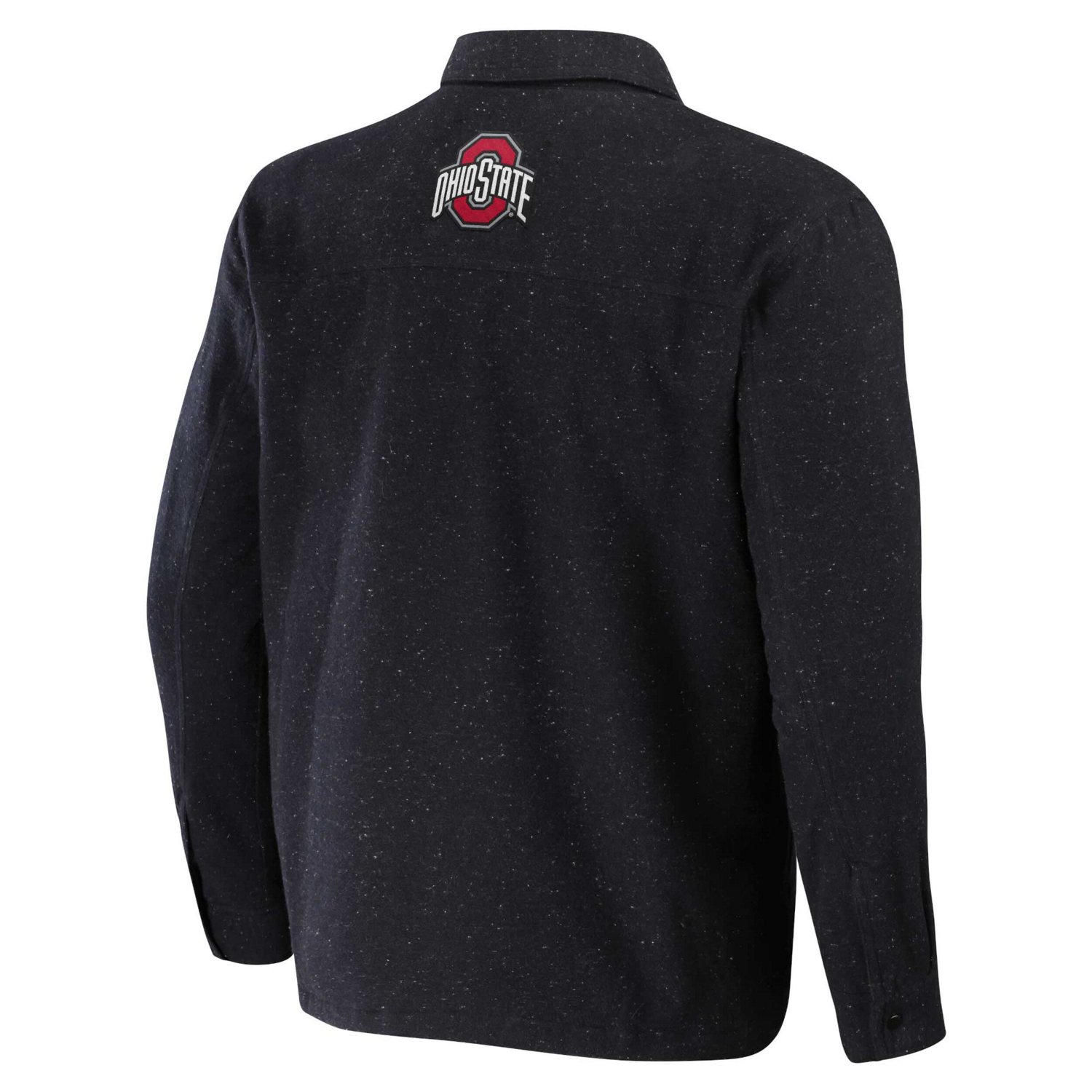 Darius Rucker Collection by Fanatics Ohio State Buckeyes Sherpa-Lined Full-Snap Shacket