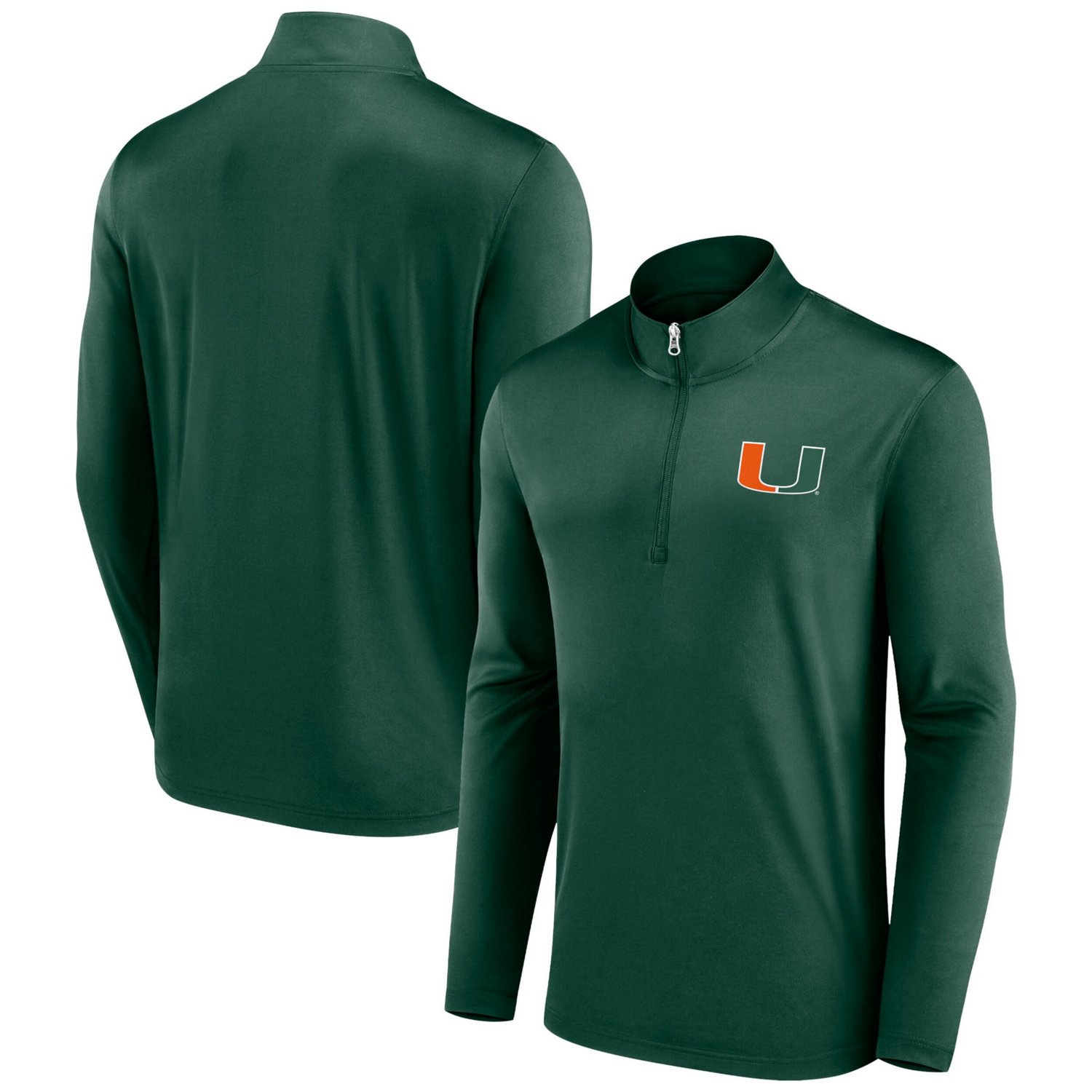 Fanatics Branded Miami Hurricanes Underdog Mindset Quarter-Zip Top - view number 1