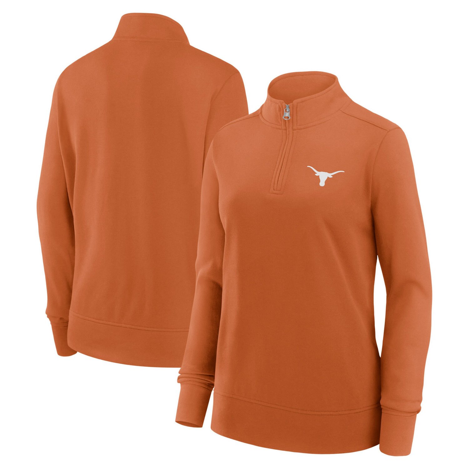 Fanatics Texas Longhorns Velocity French Terry Quarter-Zip Jacket