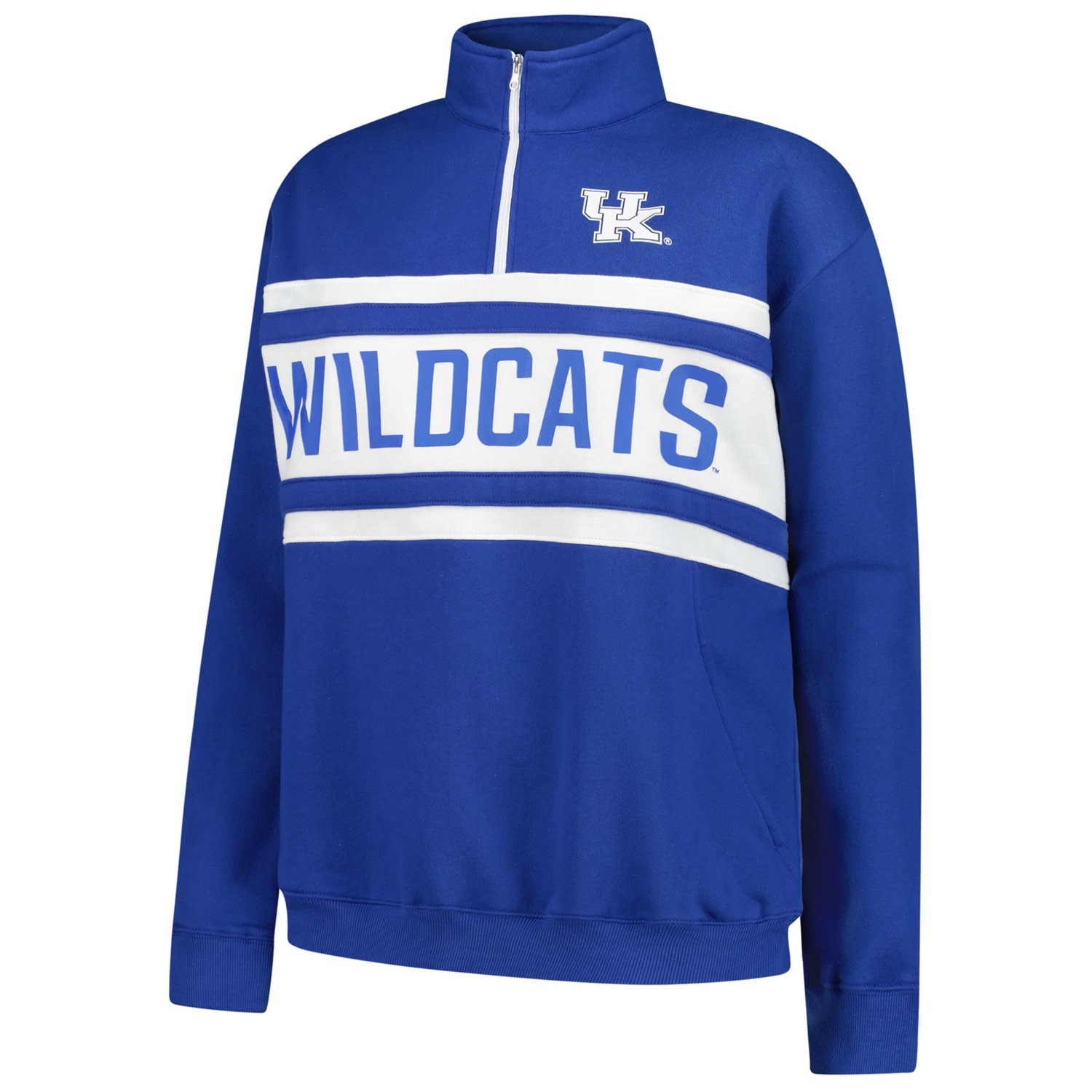 Fanatics White Kentucky Wildcats Plus Size Quarter-Zip Pullover - view number 2