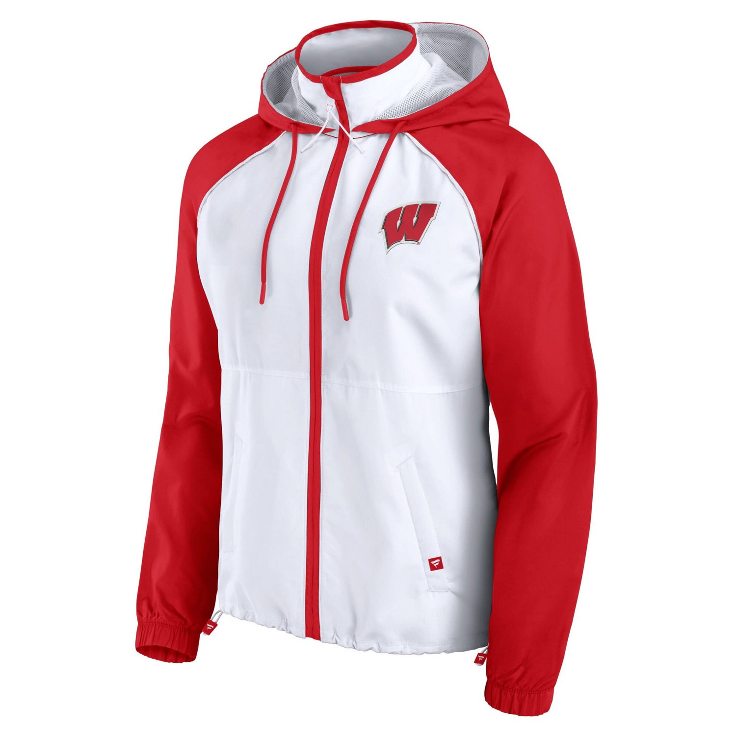 Fanatics Wisconsin Badgers Full-Zip Anorak Hoodie Jacket - view number 2