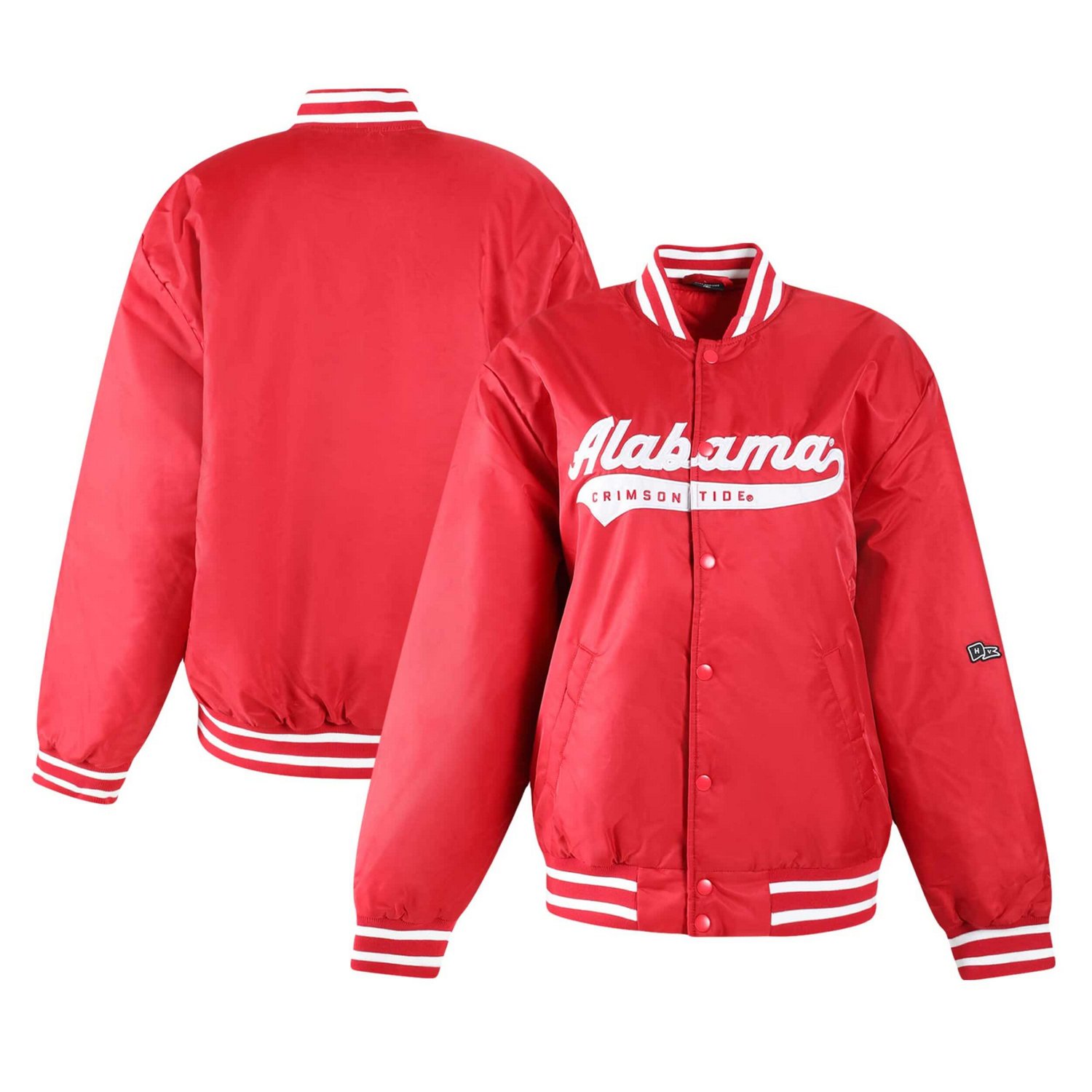 Hype and Vice Alabama Tide A-Game Varsity Full-Snap Jacket