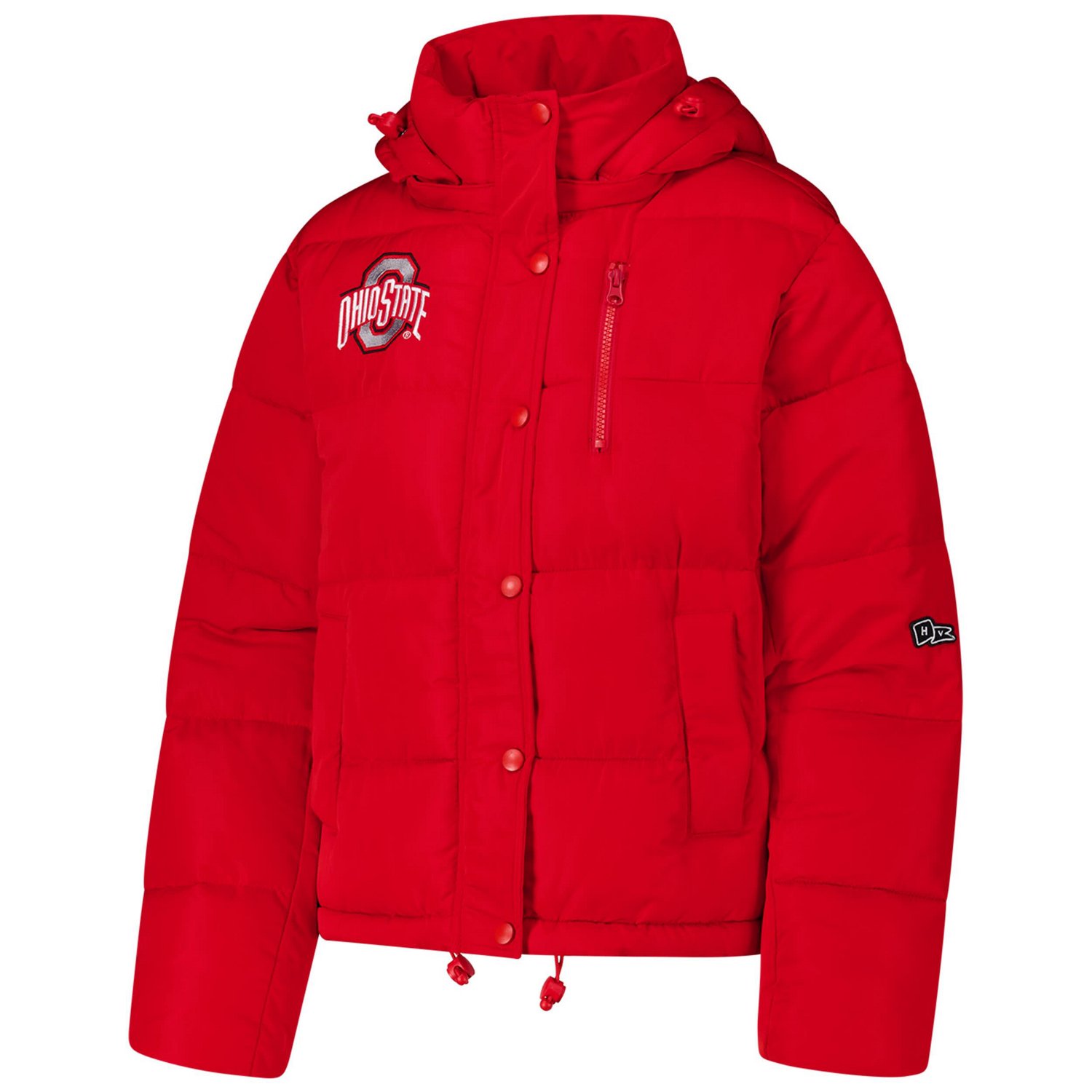Hype and Vice Ohio State Buckeyes Full-Zip Puffer Jacket - view number 2