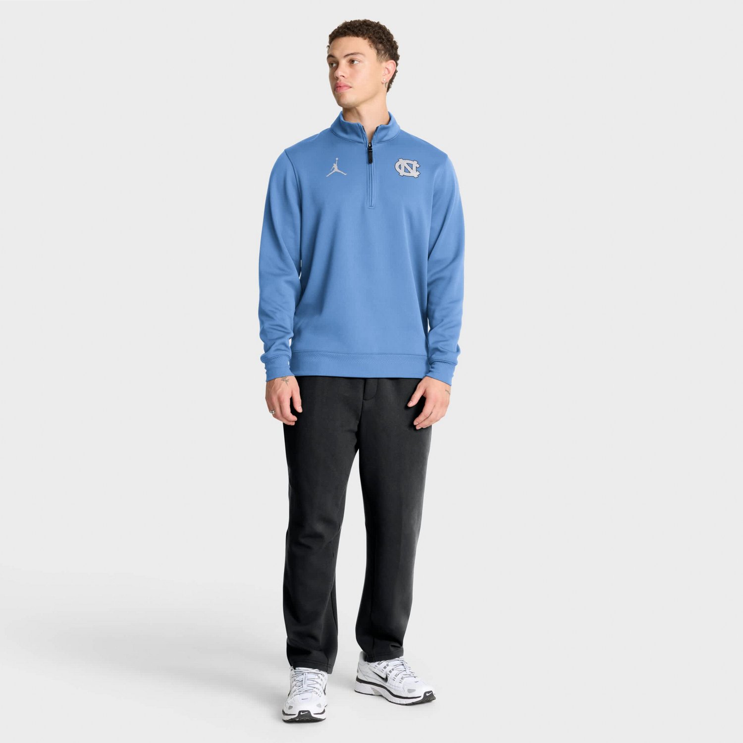 Jordan Brand Carolina North Carolina Tar Heels 2025 Coaches Premium Dri-FIT Half-Zip Pullover - view number 3