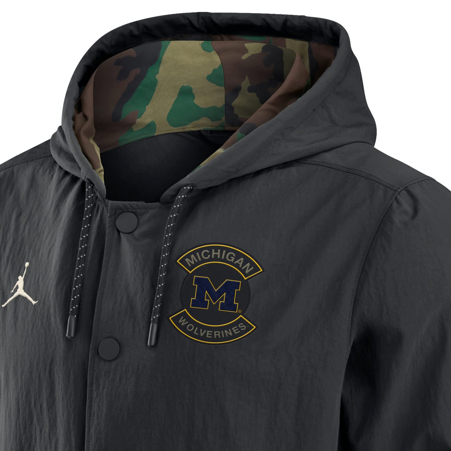 Jordan Brand Michigan Wolverines 2025 NCAA Military Appreciation Full-Snap Jacket - view number 4
