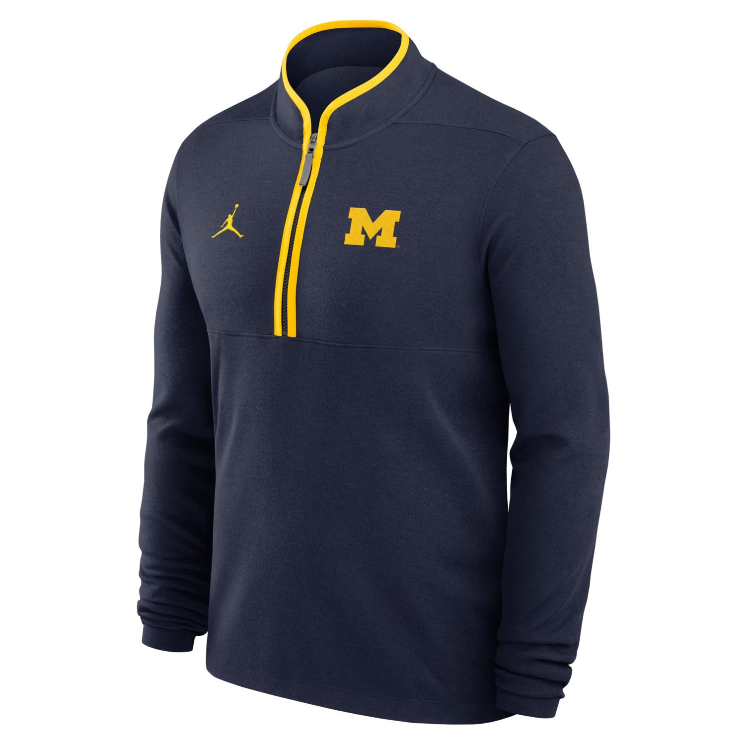 Jordan Brand Michigan Wolverines Courtside Victory Dri-FIT Half-Zip Pullover - view number 2