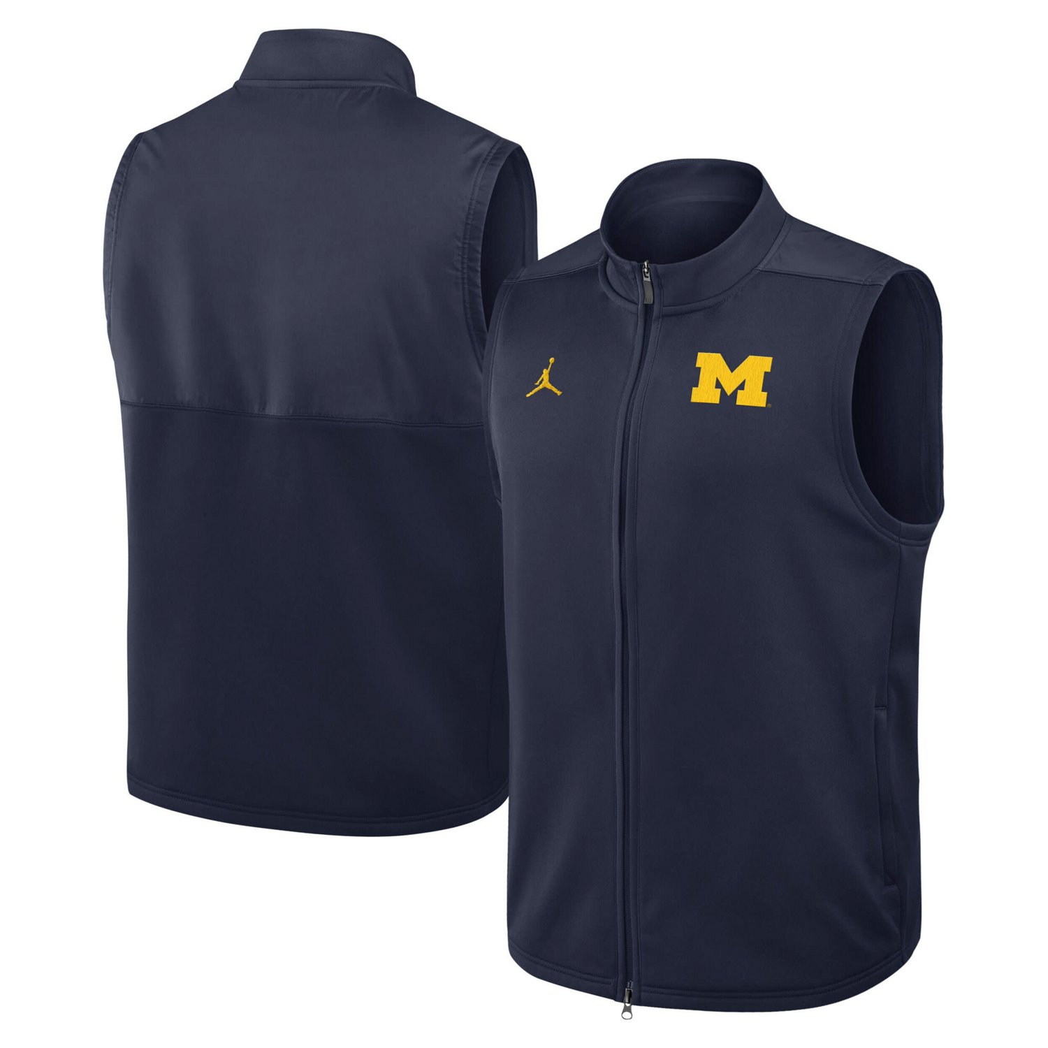 Jordan Brand Michigan Wolverines Primetime Victory Performance Full-Zip Vest - view number 4